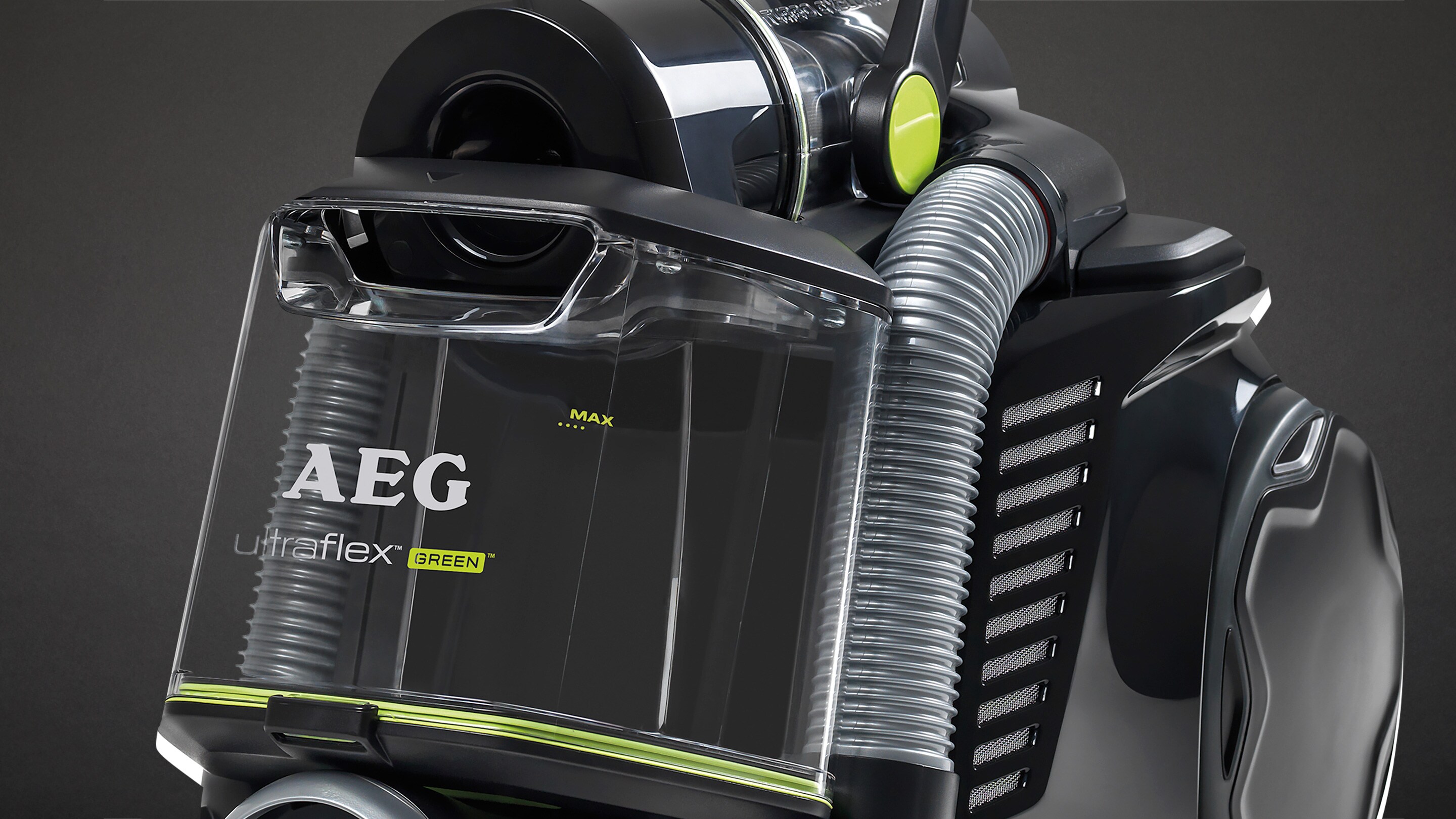 La aspiradora sin bolsa UltraFlex Green de AEG