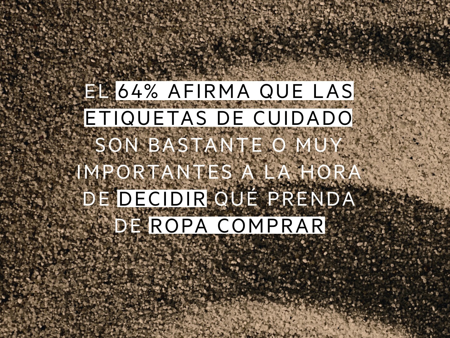 El 64% afirma que el etiquetado textil es bastante o muy importante a la hora de decidir qué prenda de ropa comprar