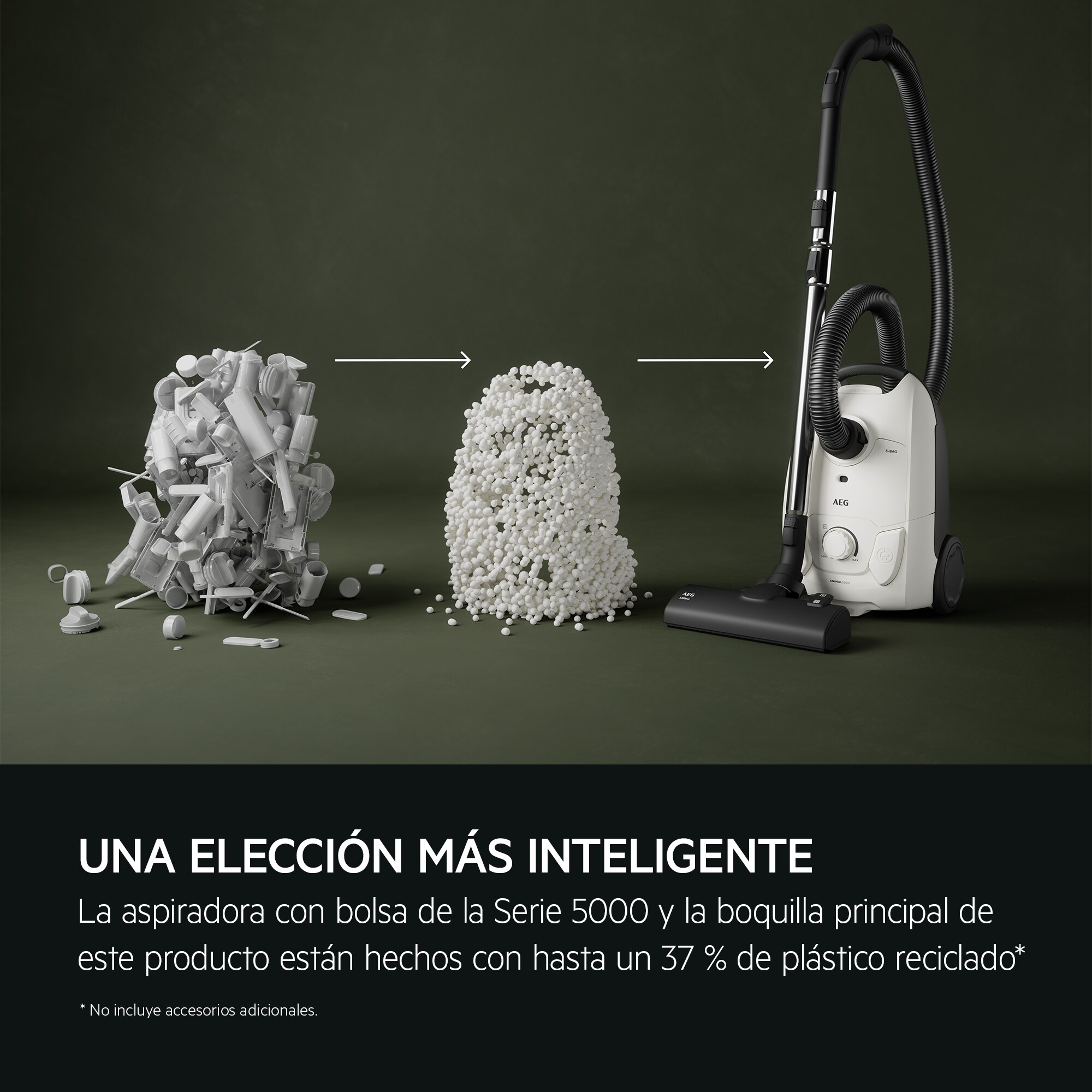 AEG - Aspiradora con bolsa - AB51C1SW