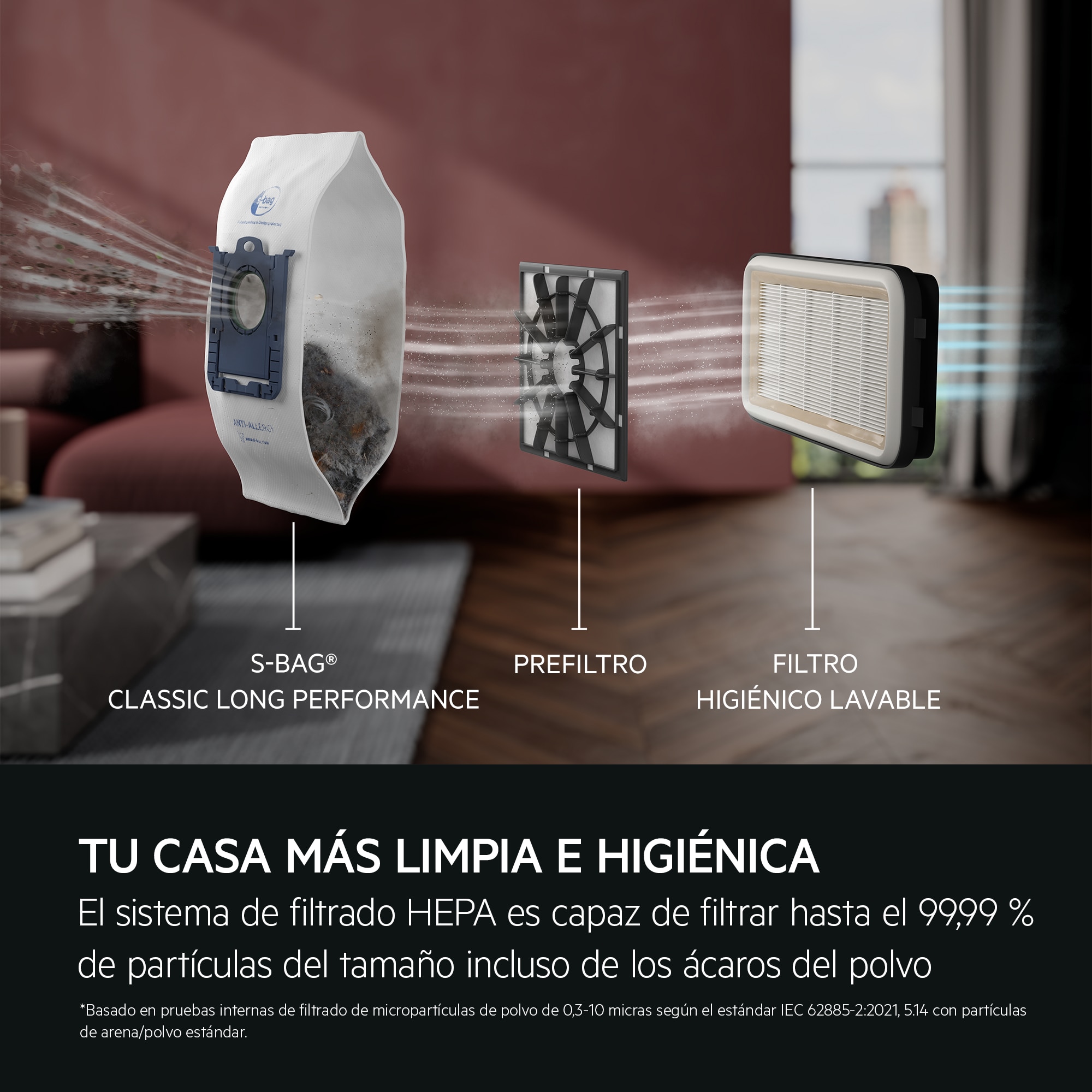 AEG - Aspiradora con bolsa - AB31C1GG