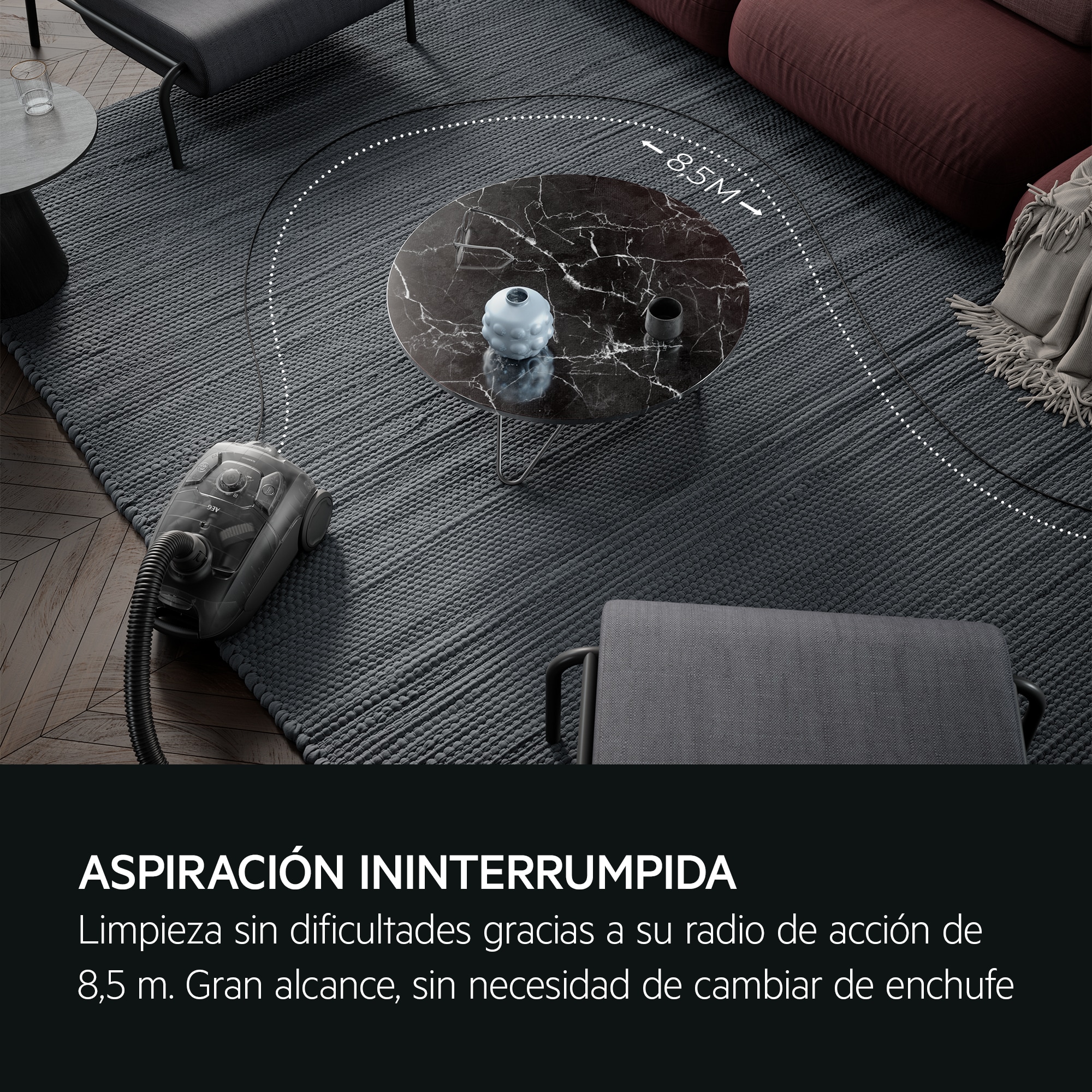 AEG - Aspiradora con bolsa - AB51C1SW