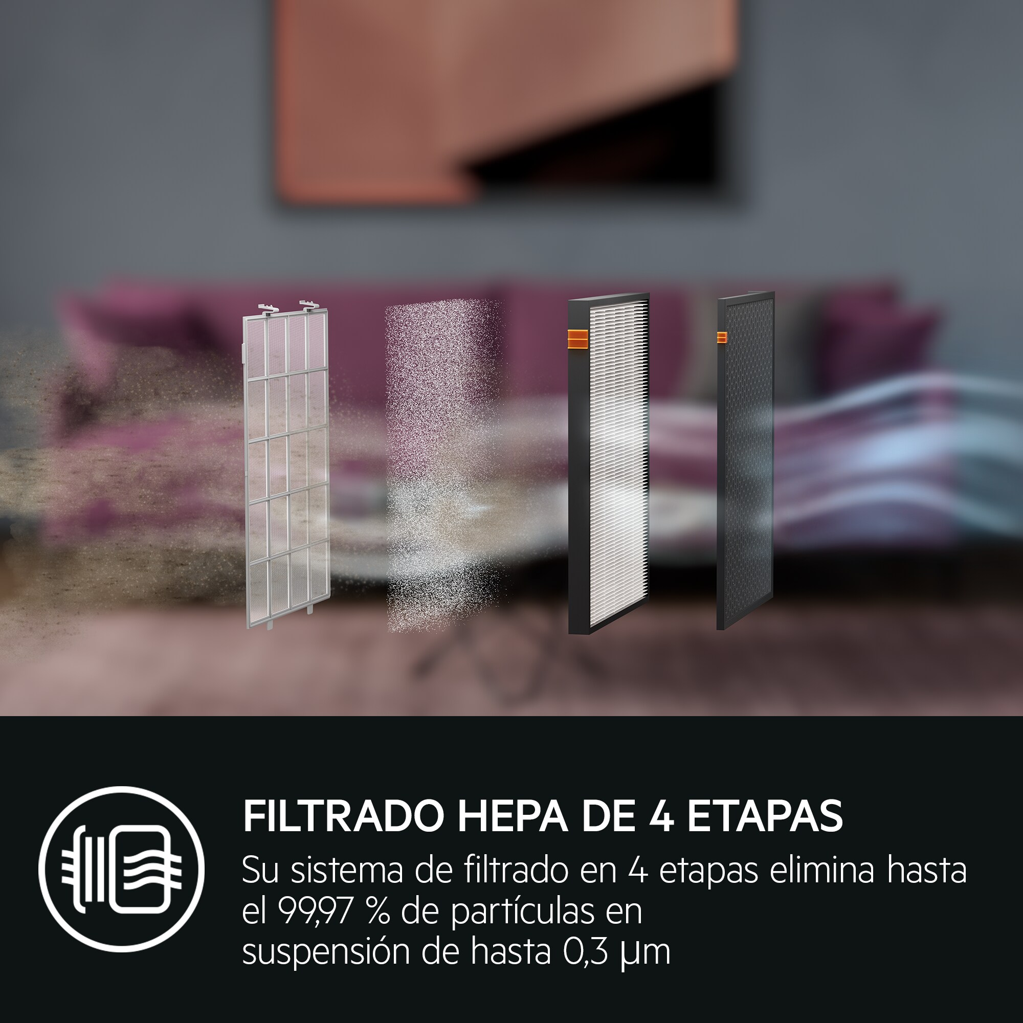 AEG - Purificador de aire - APU72571DG