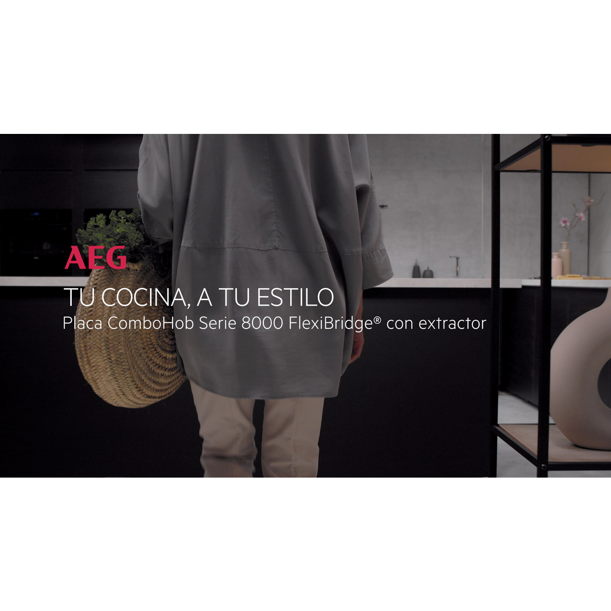 AEG - Placa con campana integrada - CCE84779FB