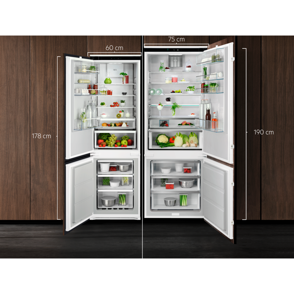 AEG - Frigorífico combi integrable - NSC7P751ES