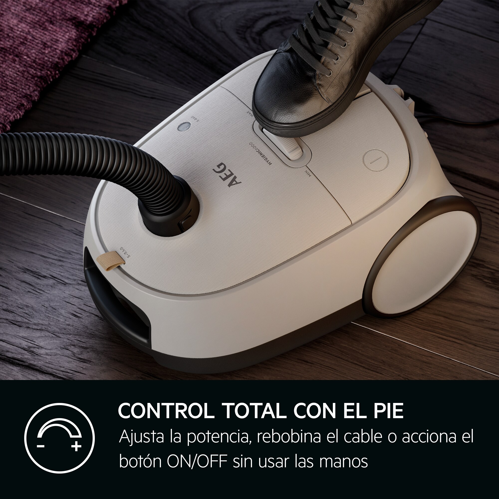 AEG - Aspiradora con bolsa - AB61H6SW