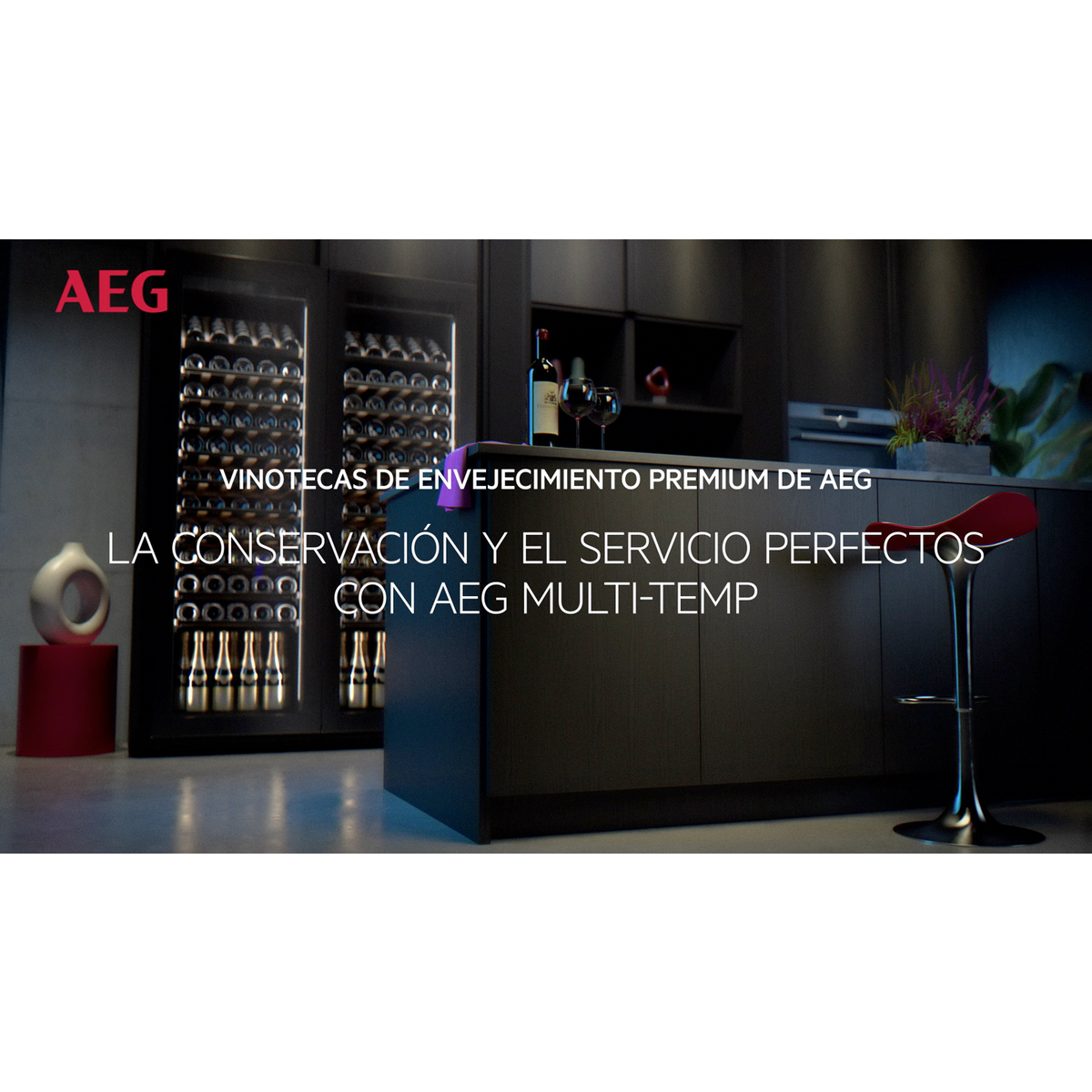AEG - Vinotecas compactas - NKW8P21KAB