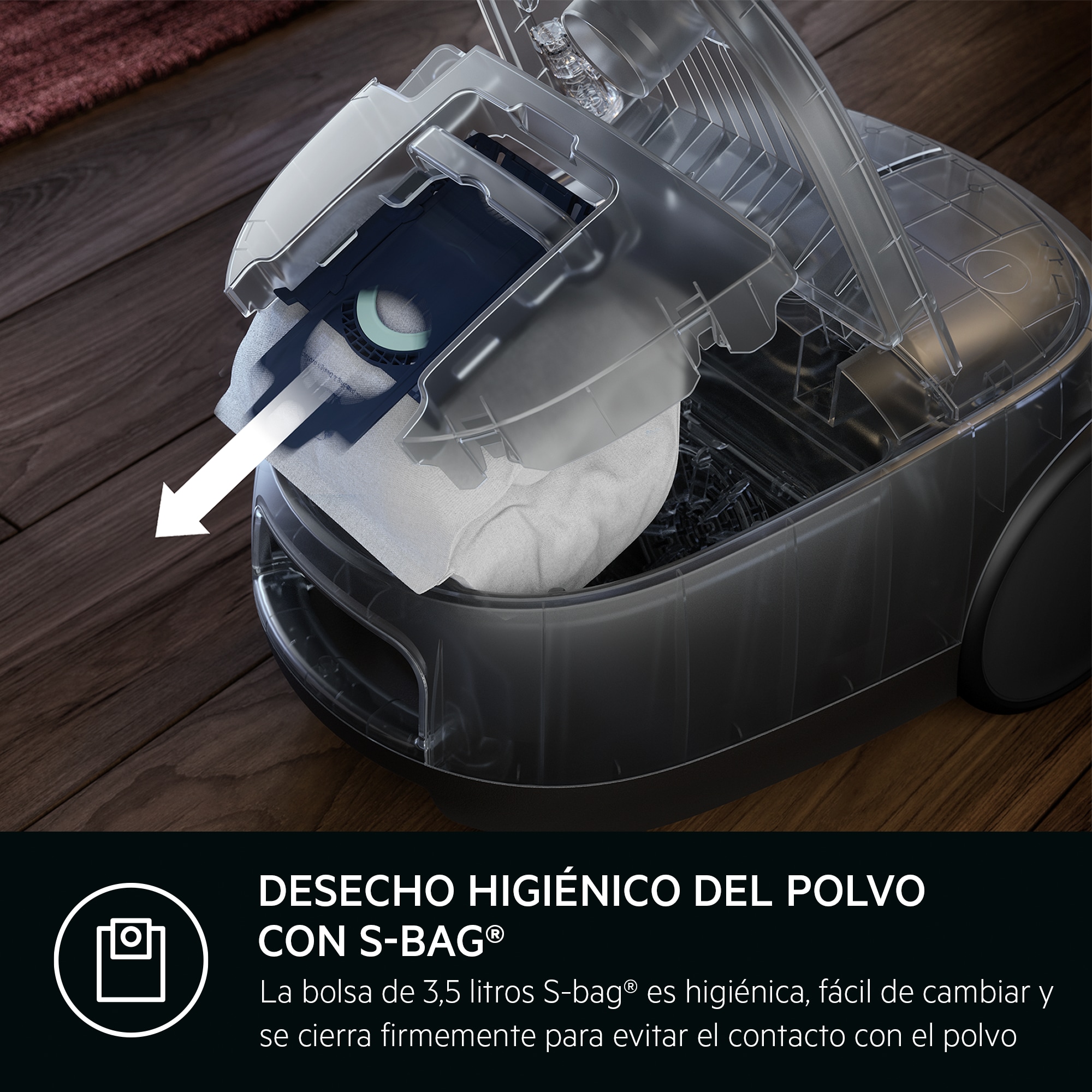 AEG - Aspiradora con bolsa - AB61C2DB
