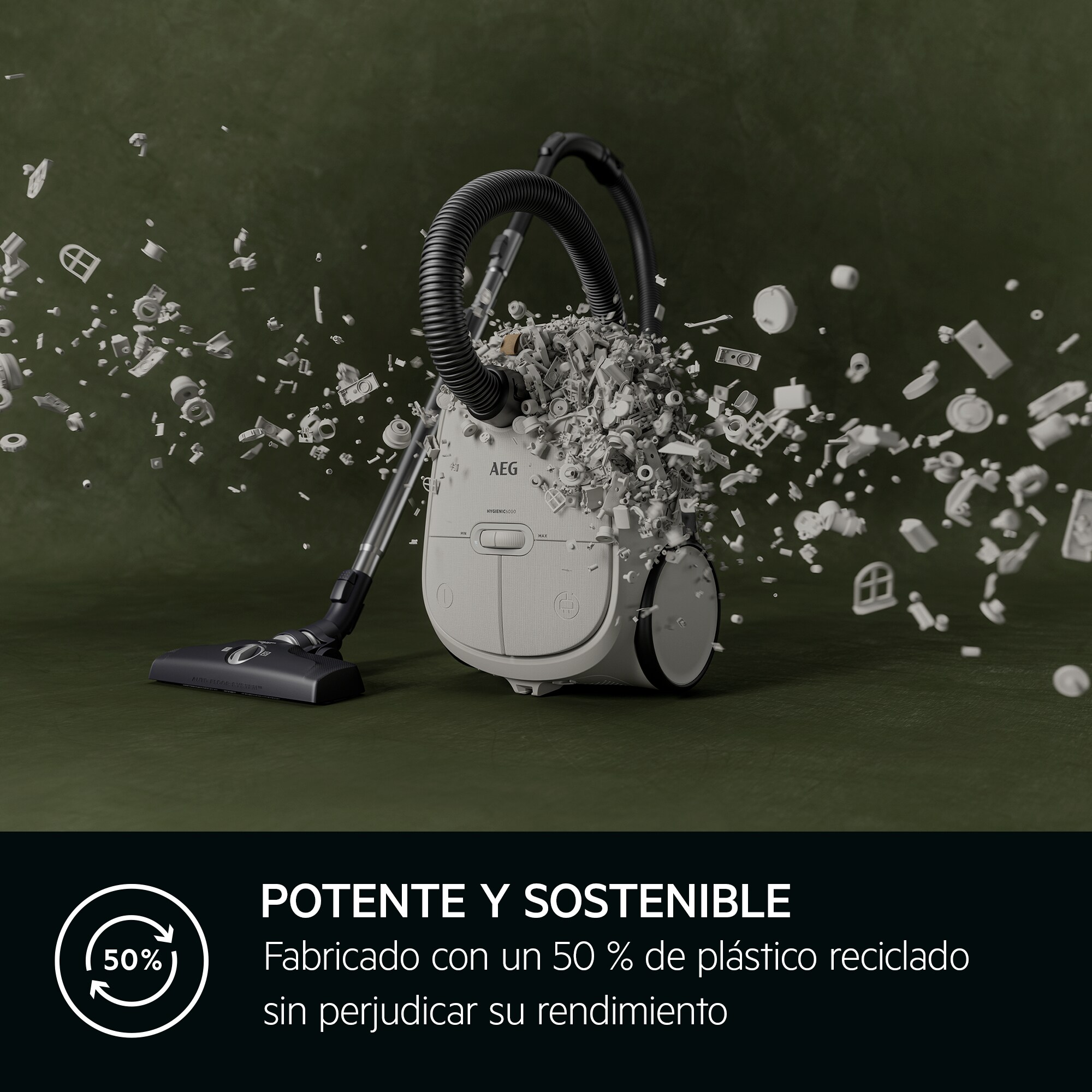 AEG - Aspiradora con bolsa - AB61H6SW