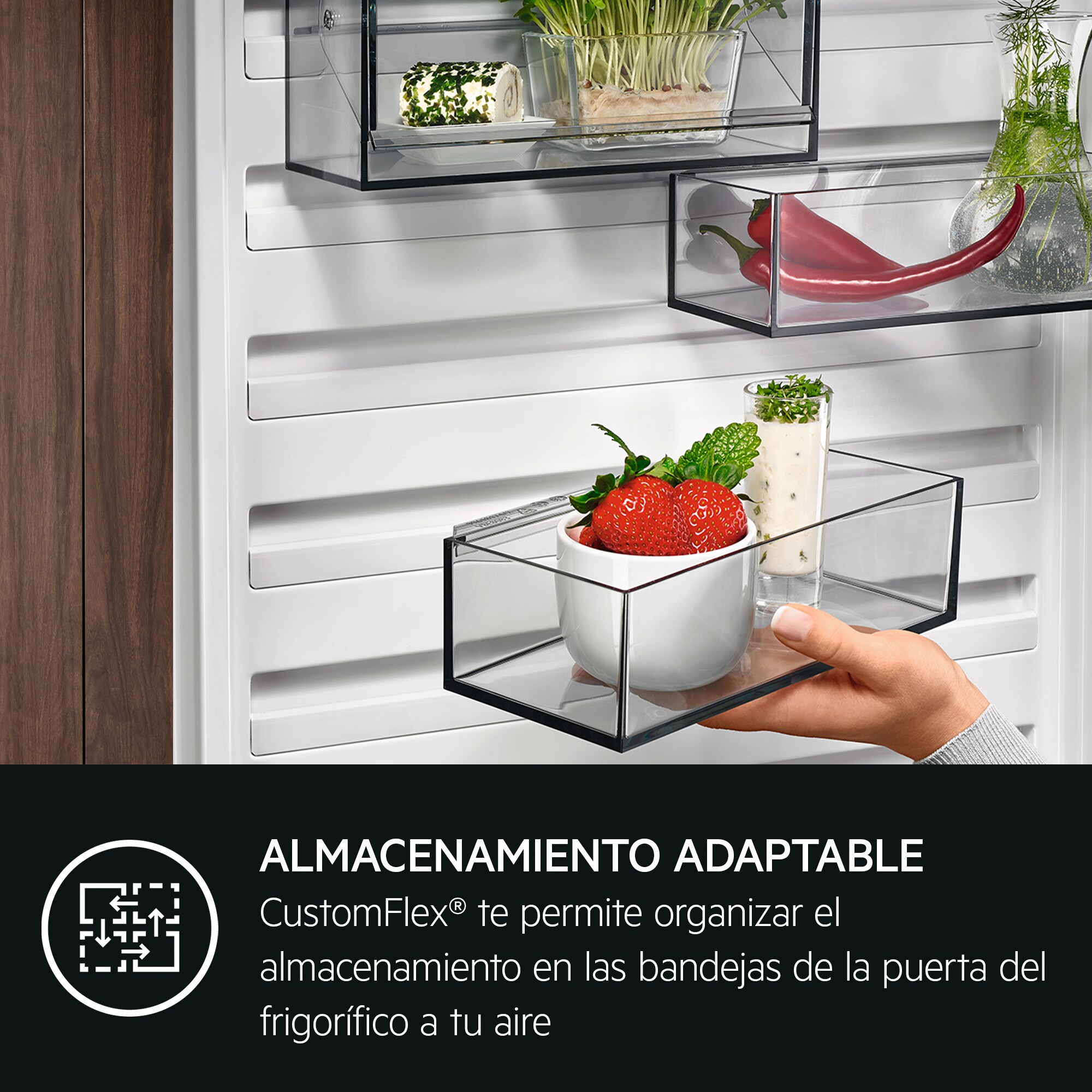 AEG - Frigorífico combi integrable - SCE819E5TS