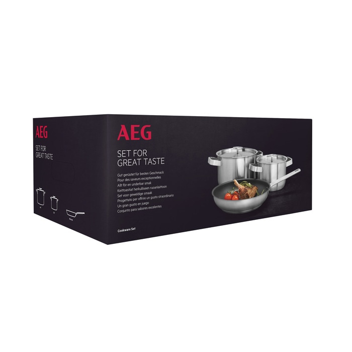 AEG - Juego de batería de cocina - A3SS