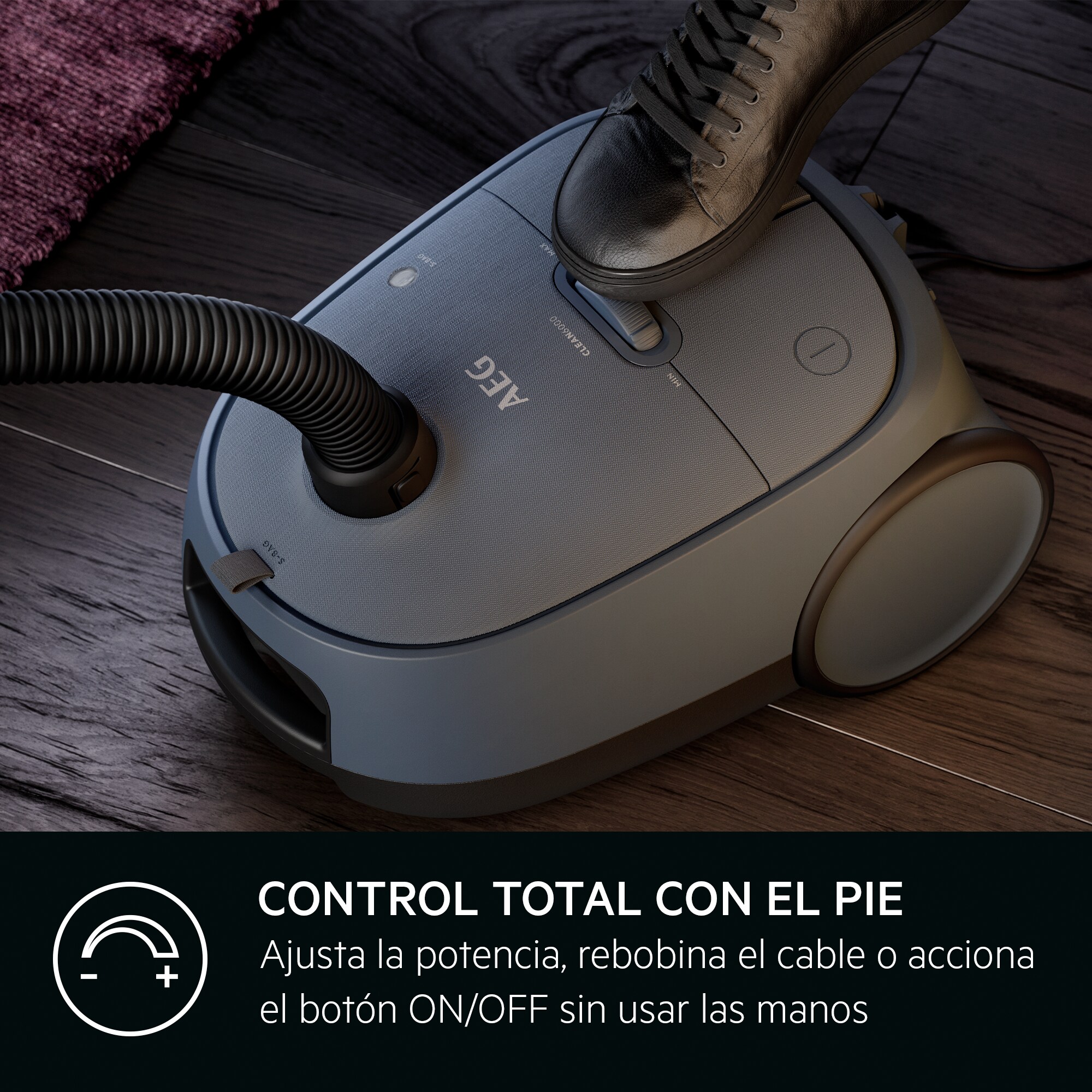 AEG - Aspiradora con bolsa - AB61C2DB