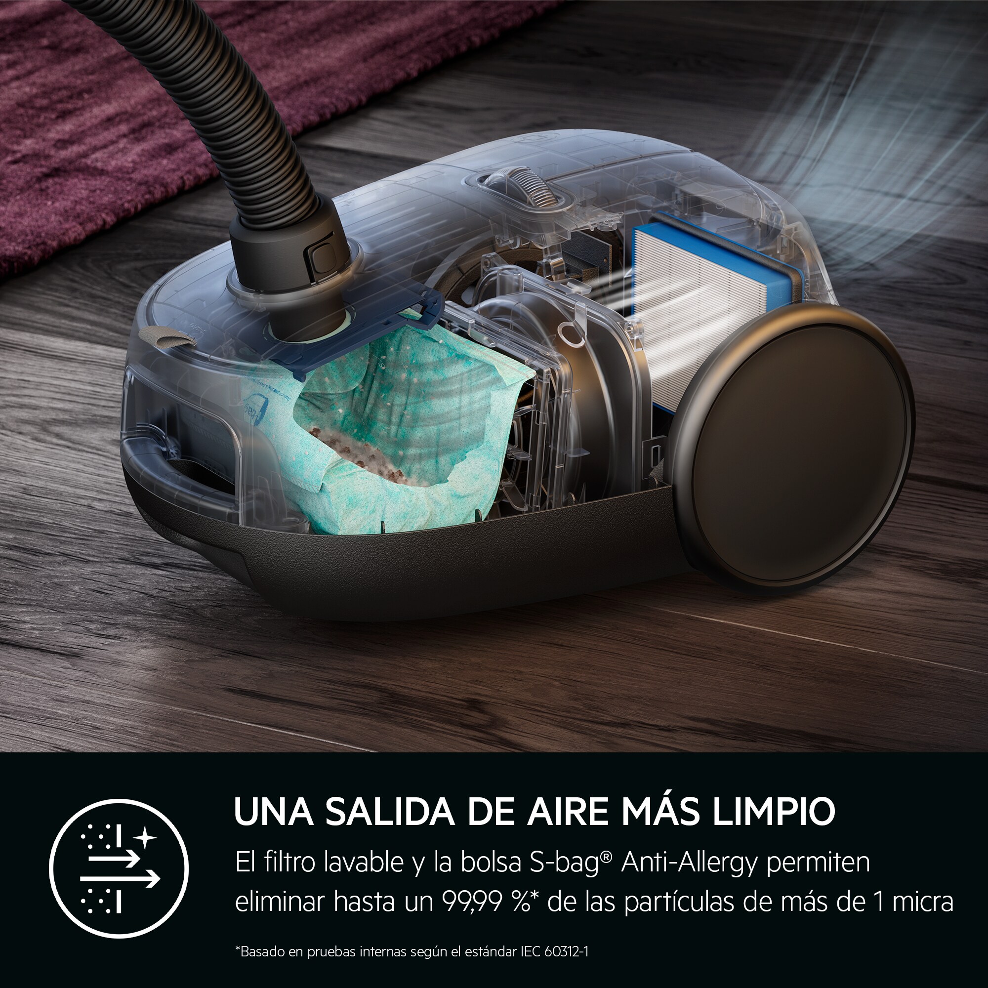AEG - Aspiradora con bolsa - AB61H6SW