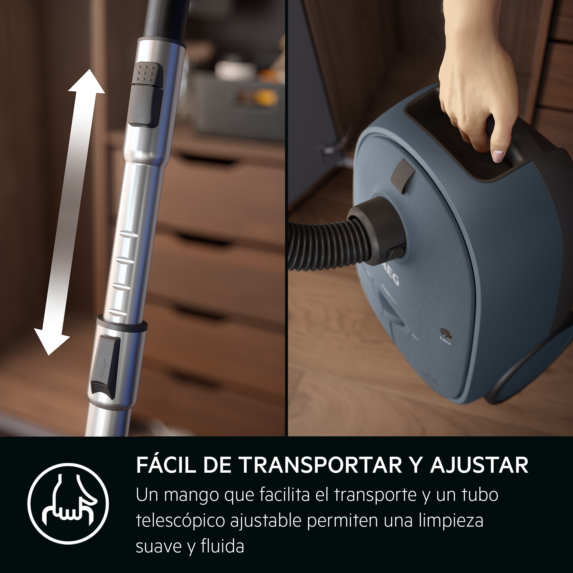 AEG - Aspiradora con bolsa - AB61C2DB