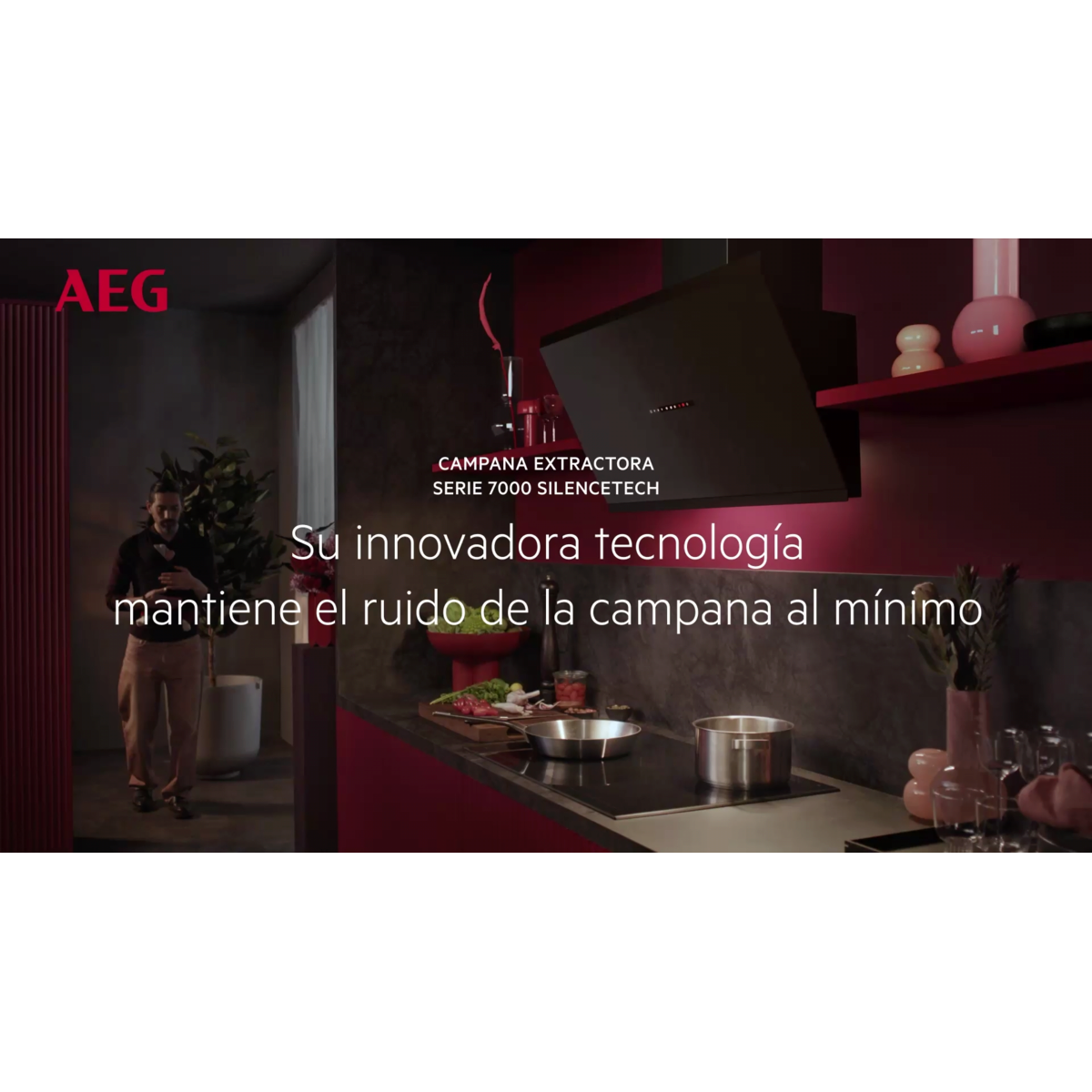 AEG - Campana extractora de 90 cm - GV77D91ST