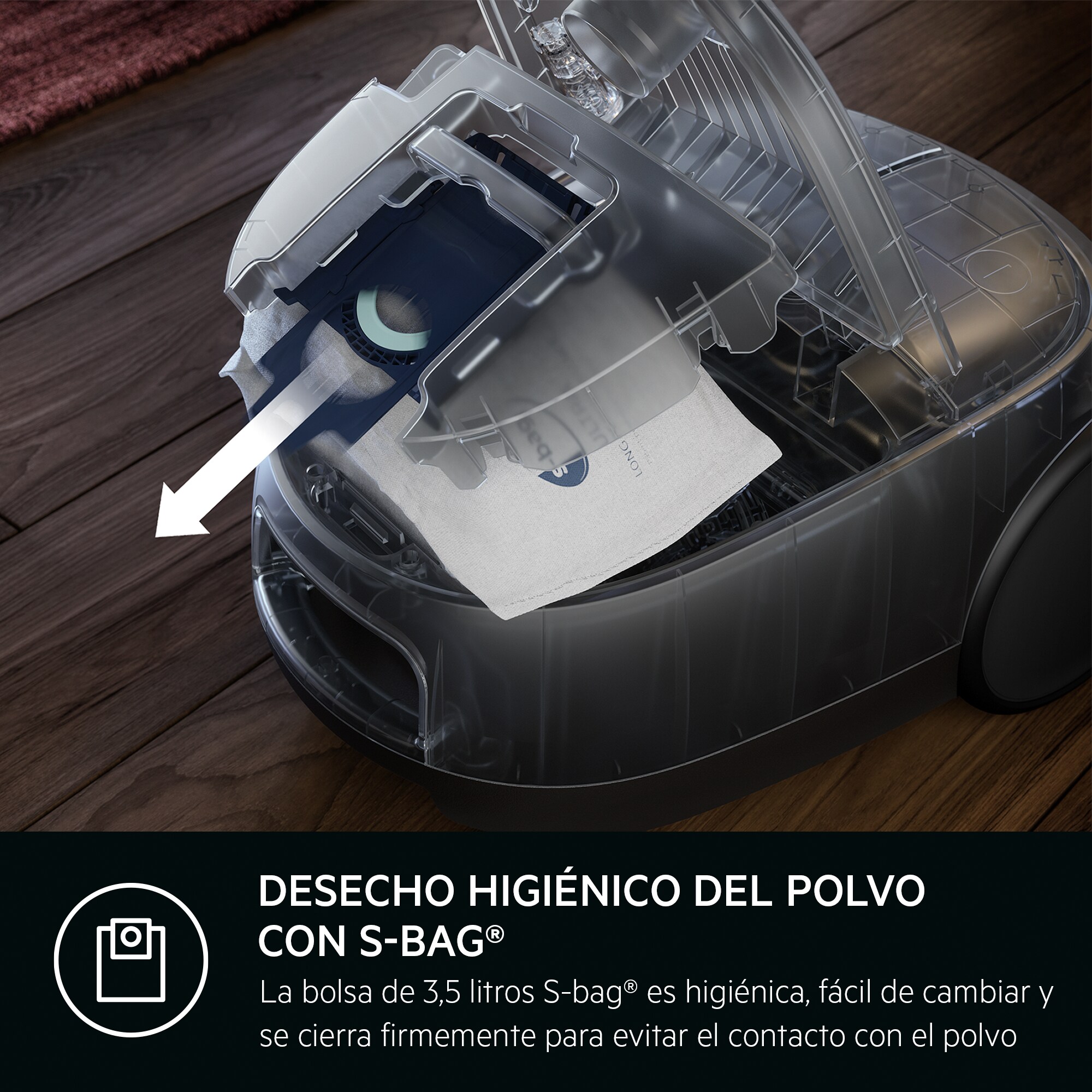 AEG - Aspiradora con bolsa - AB61C2DB