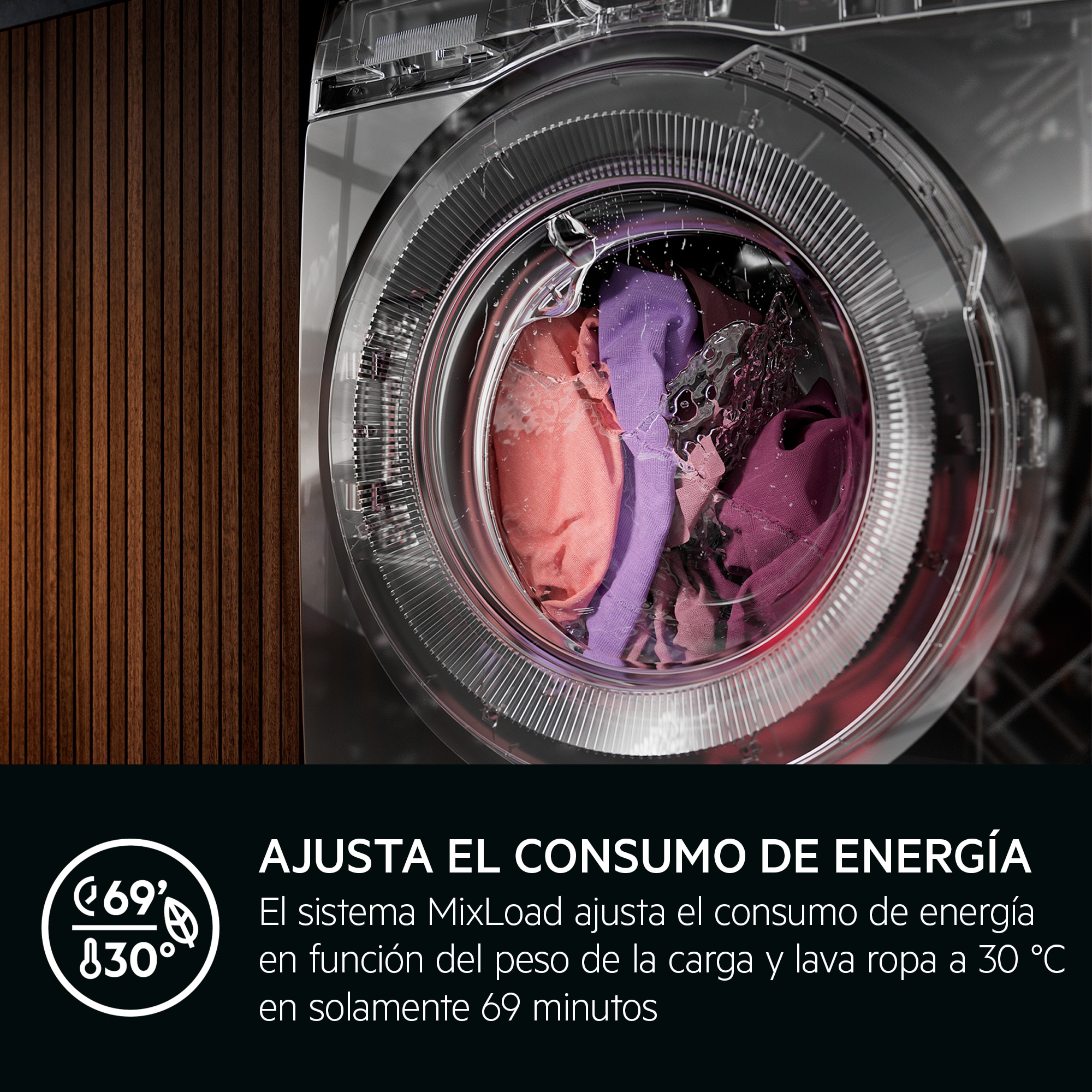AEG - Lavadora secadora - LWR7316O4B