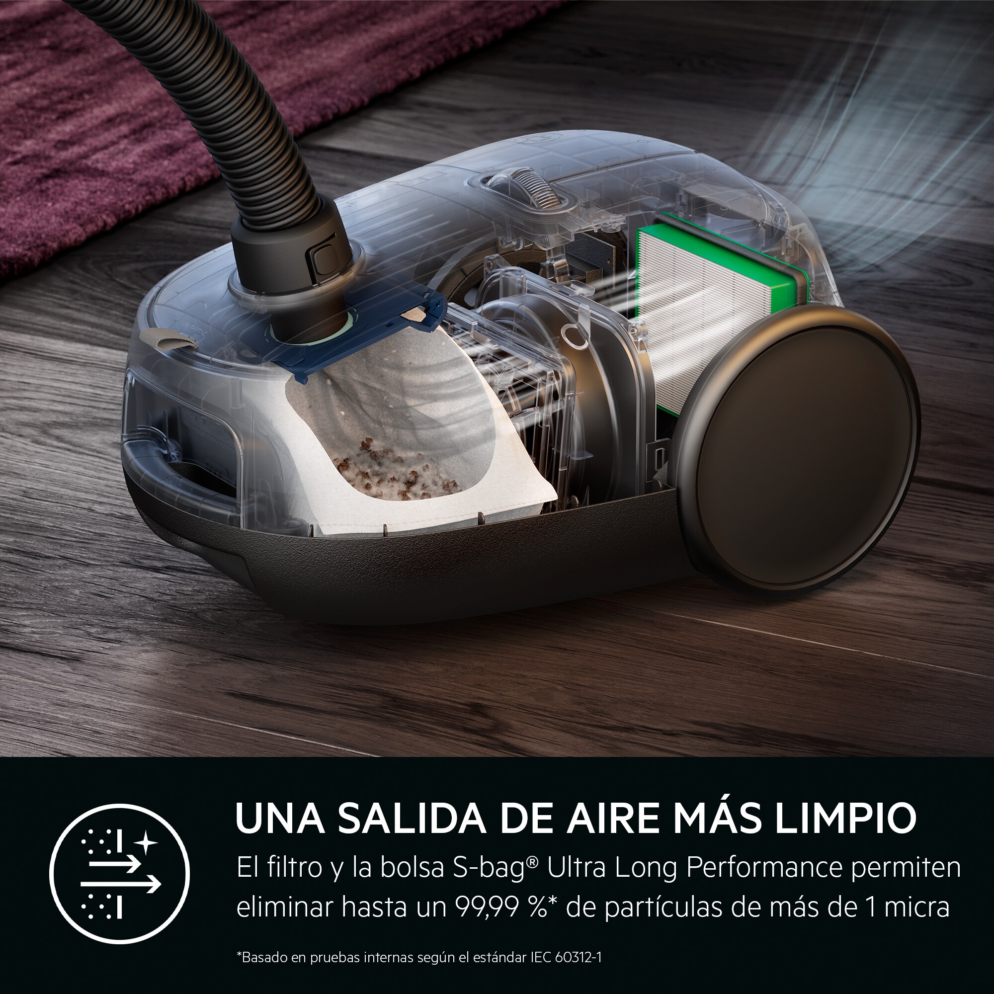 AEG - Aspiradora con bolsa - AB61C2DB