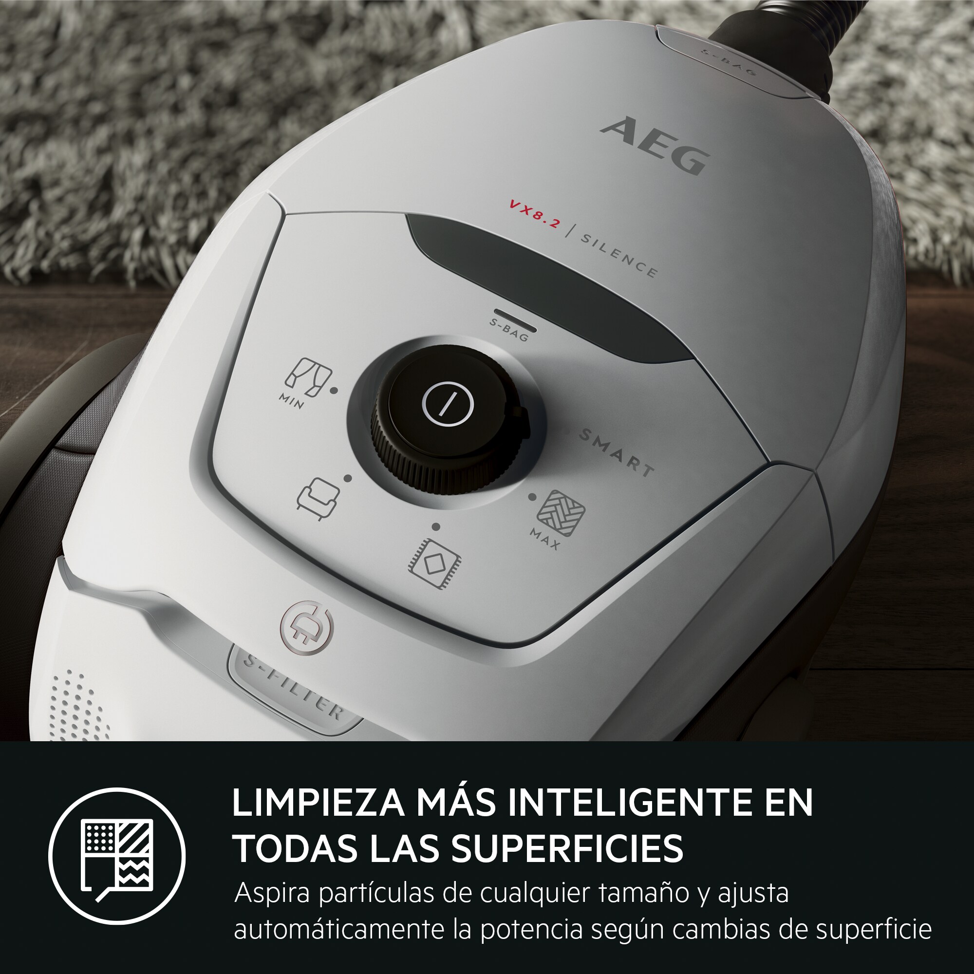 AEG - Aspiradora con bolsa - VX82-1-2MG
