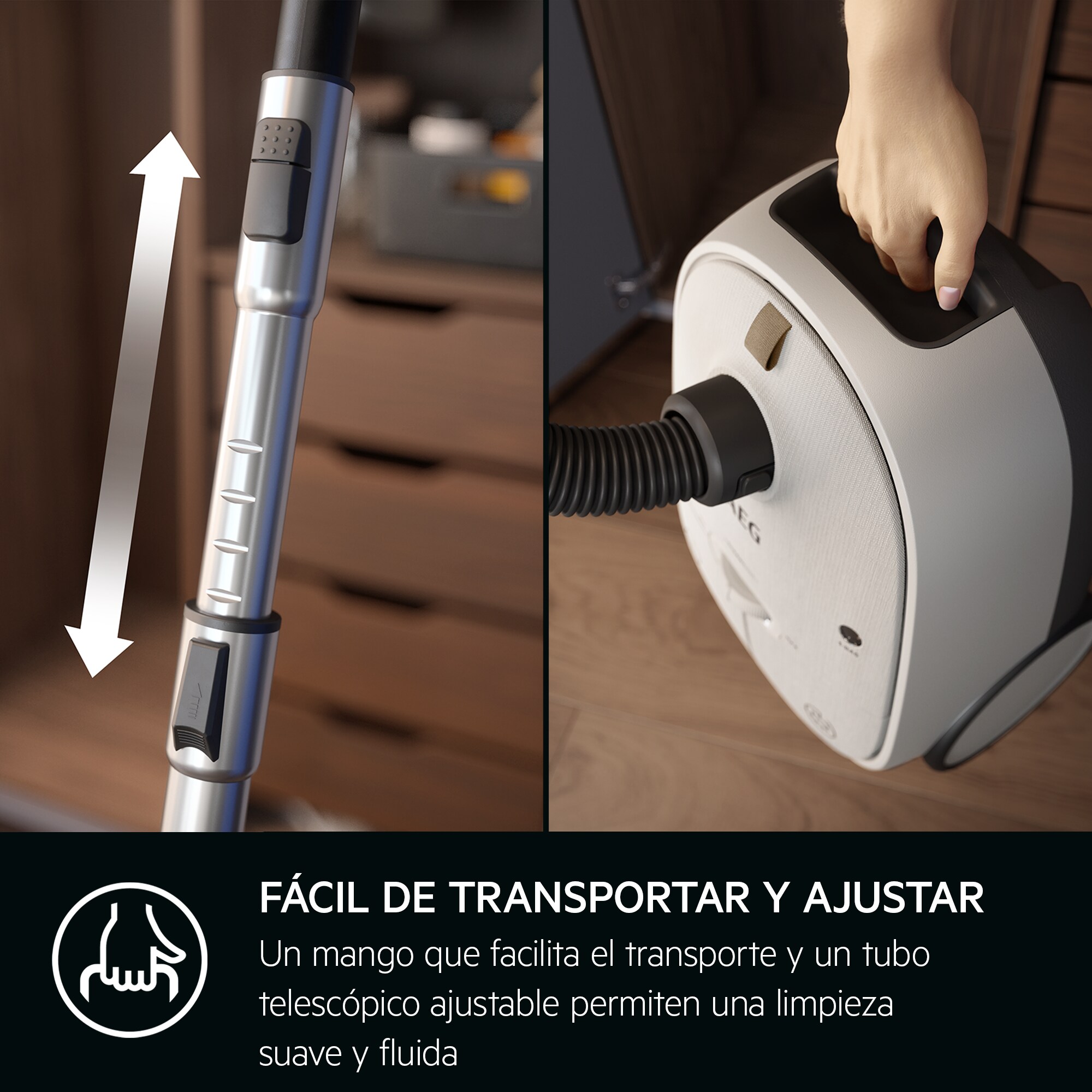 AEG - Aspiradora con bolsa - AB61H6SW