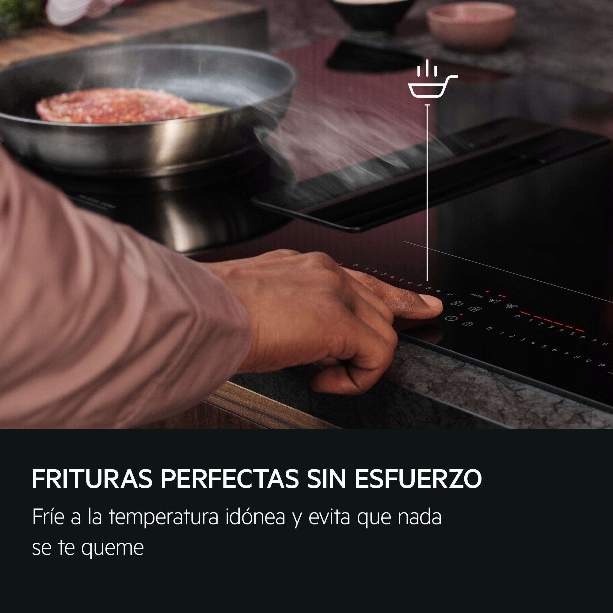 AEG - Placa con campana integrada - PE7000S80