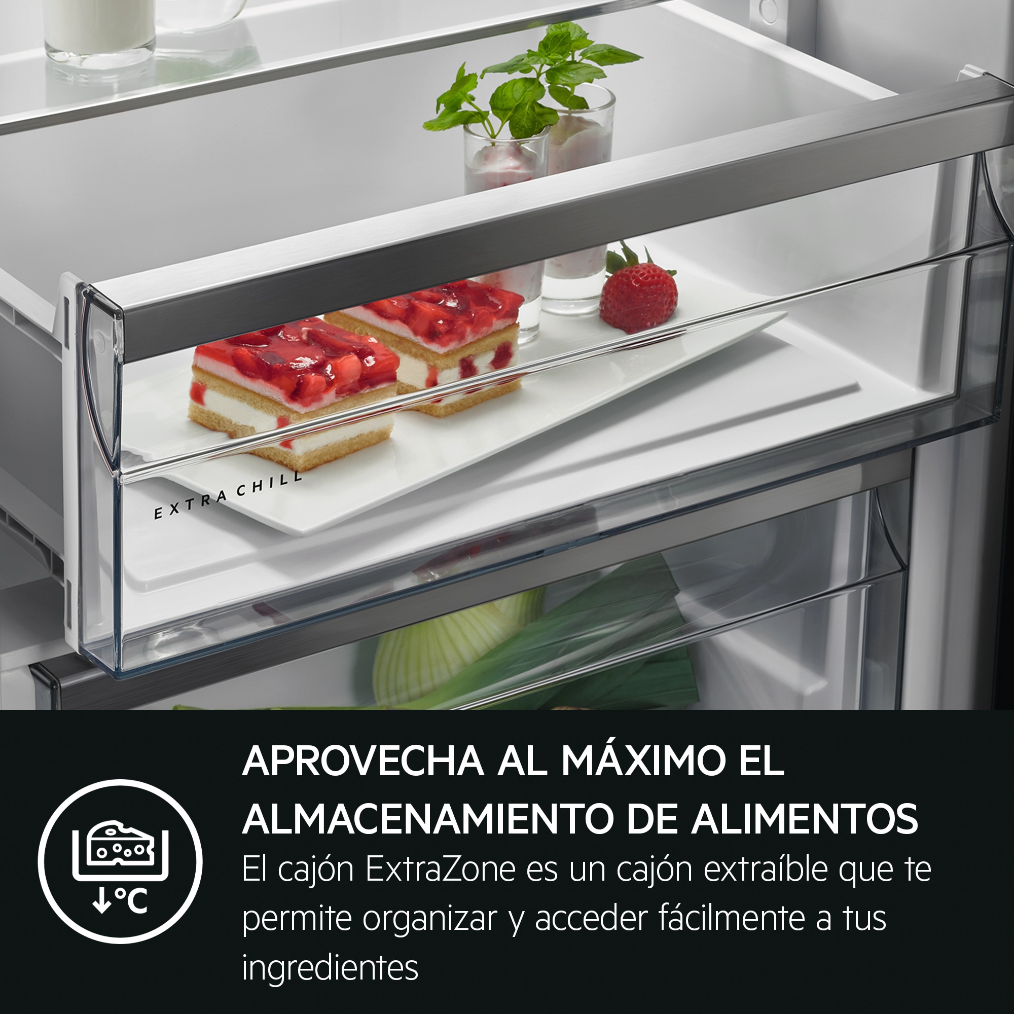 AEG - Frigorífico combi - RCB632E8MX