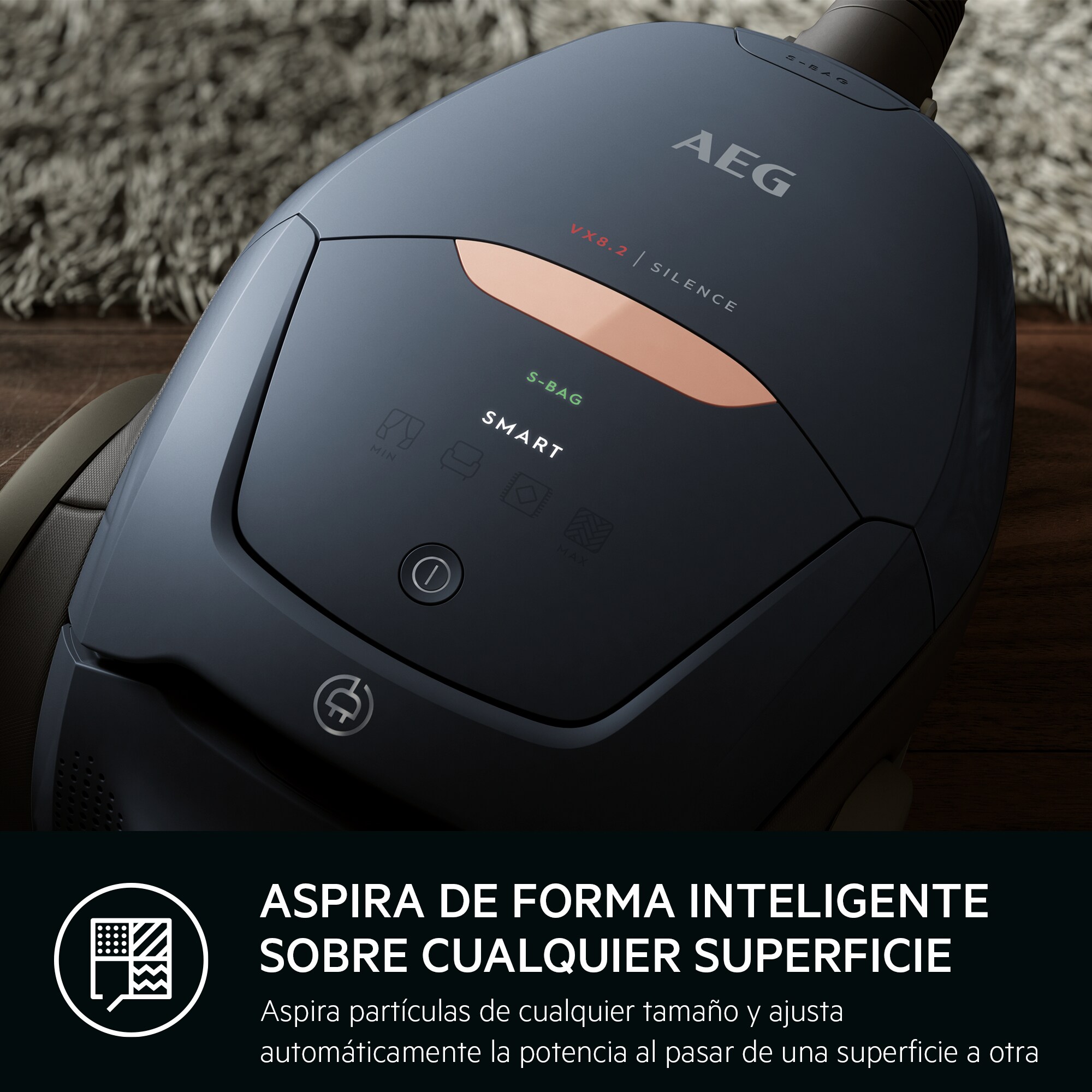 AEG - Aspiradora con bolsa - VX82-1-5DB