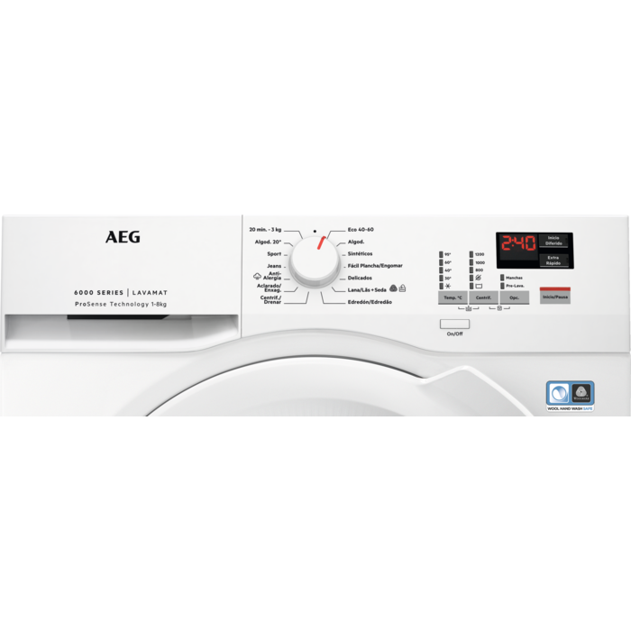 AEG - Lavadora de carga frontal - LFA6K8241B