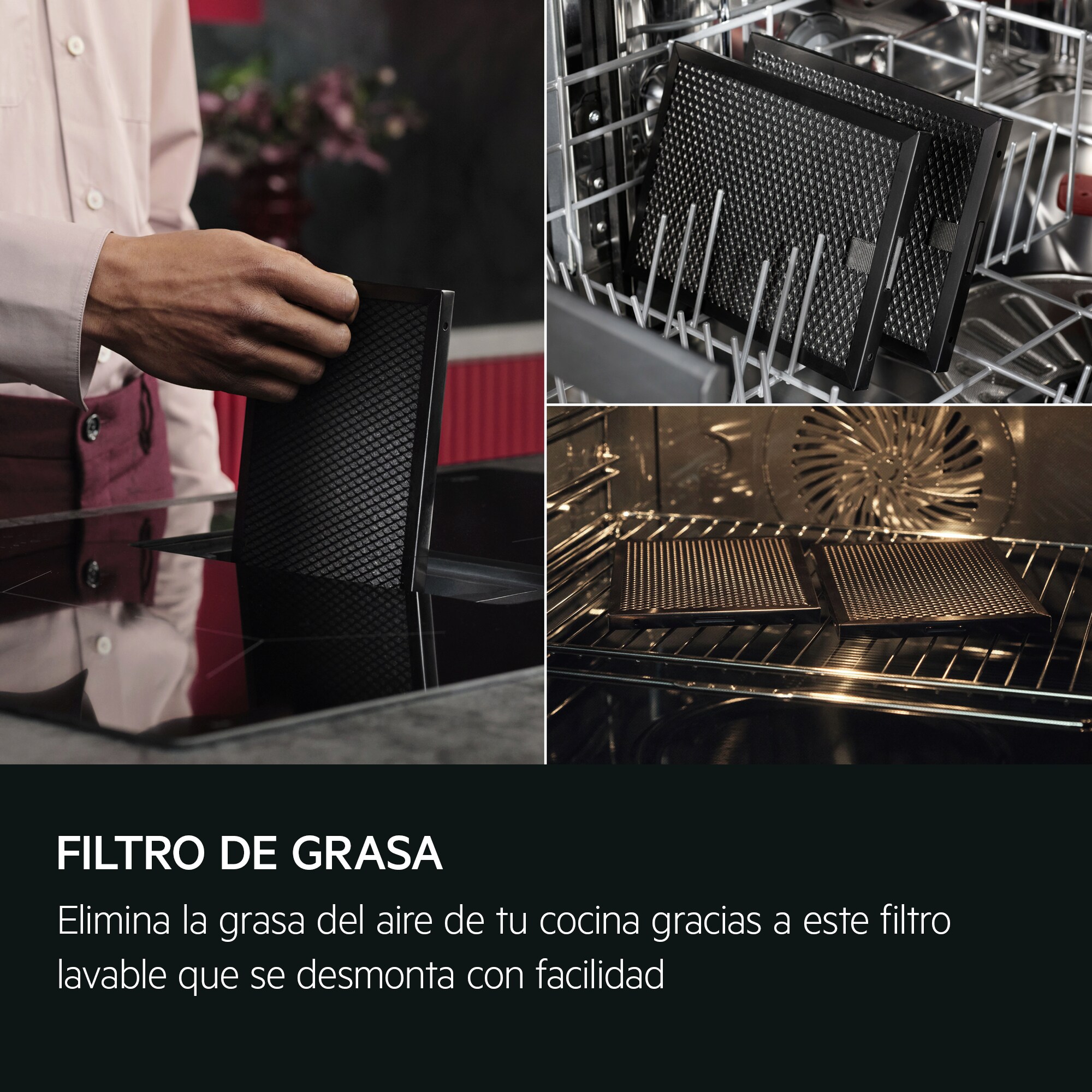 AEG - Placa con campana integrada - PE7000S80