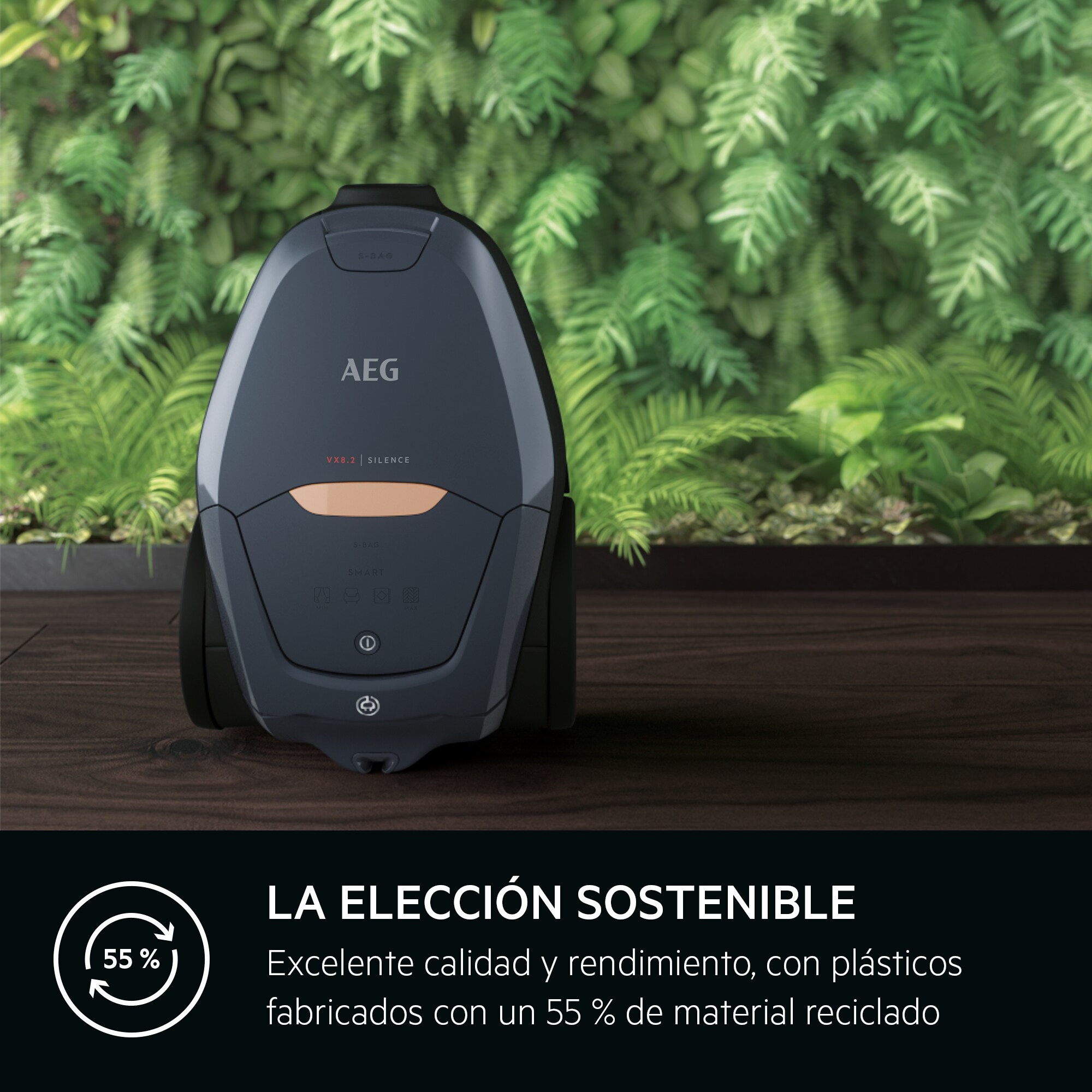 AEG - Aspiradora con bolsa - VX82-1-5DB