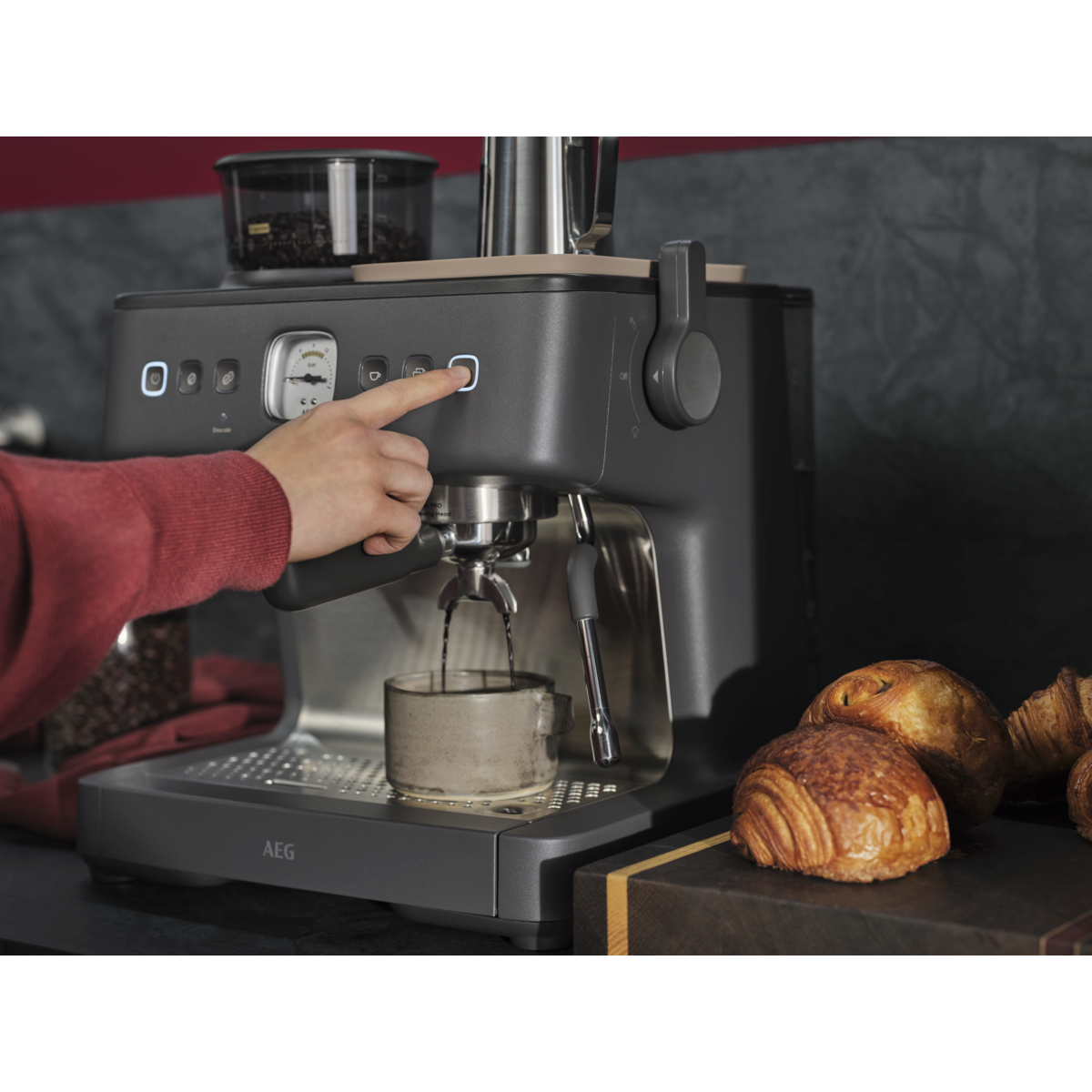 AEG - Cafetera - EC8-1-8BP