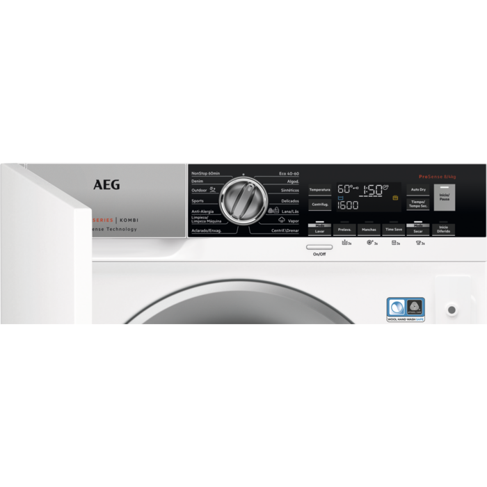 AEG - Lavadora secadora integrable - L7WEC842BI