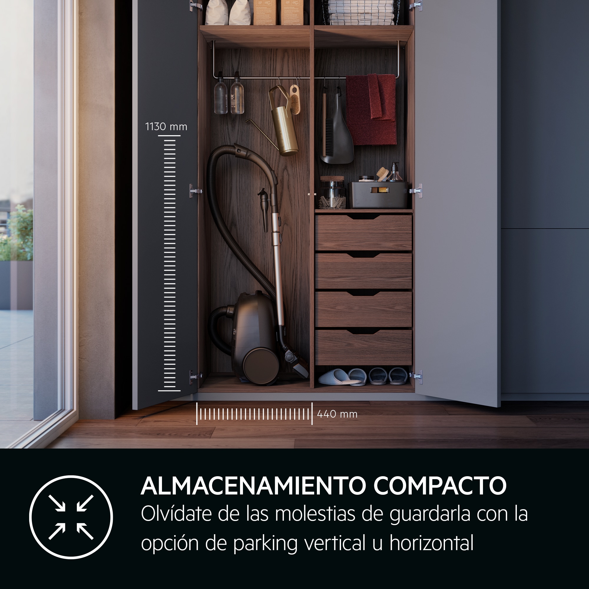 AEG - Aspiradora con bolsa - AB61C2DB