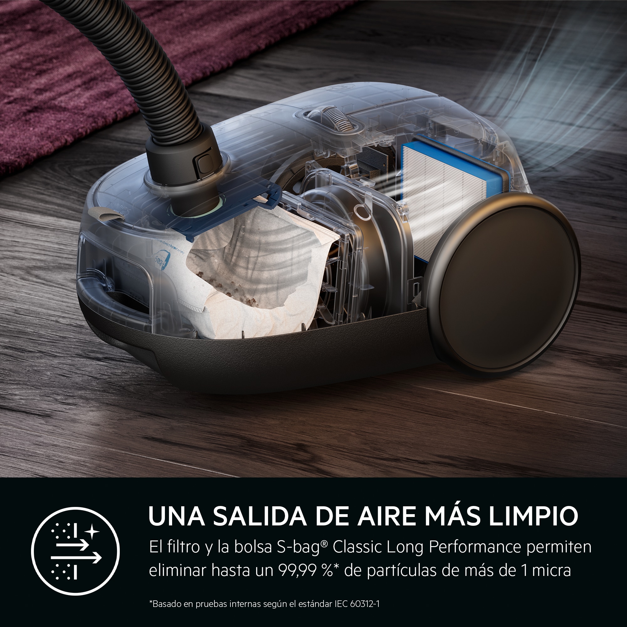AEG - Aspiradora con bolsa - AB61C2DB