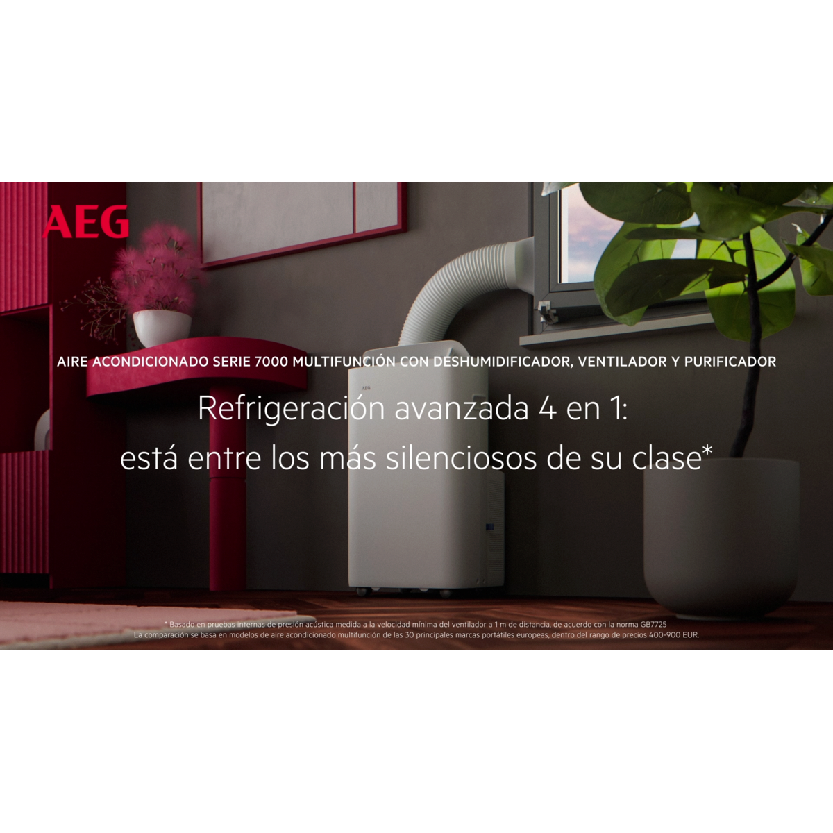 AEG - Aire acondicionado portátil - ACU7878CSW