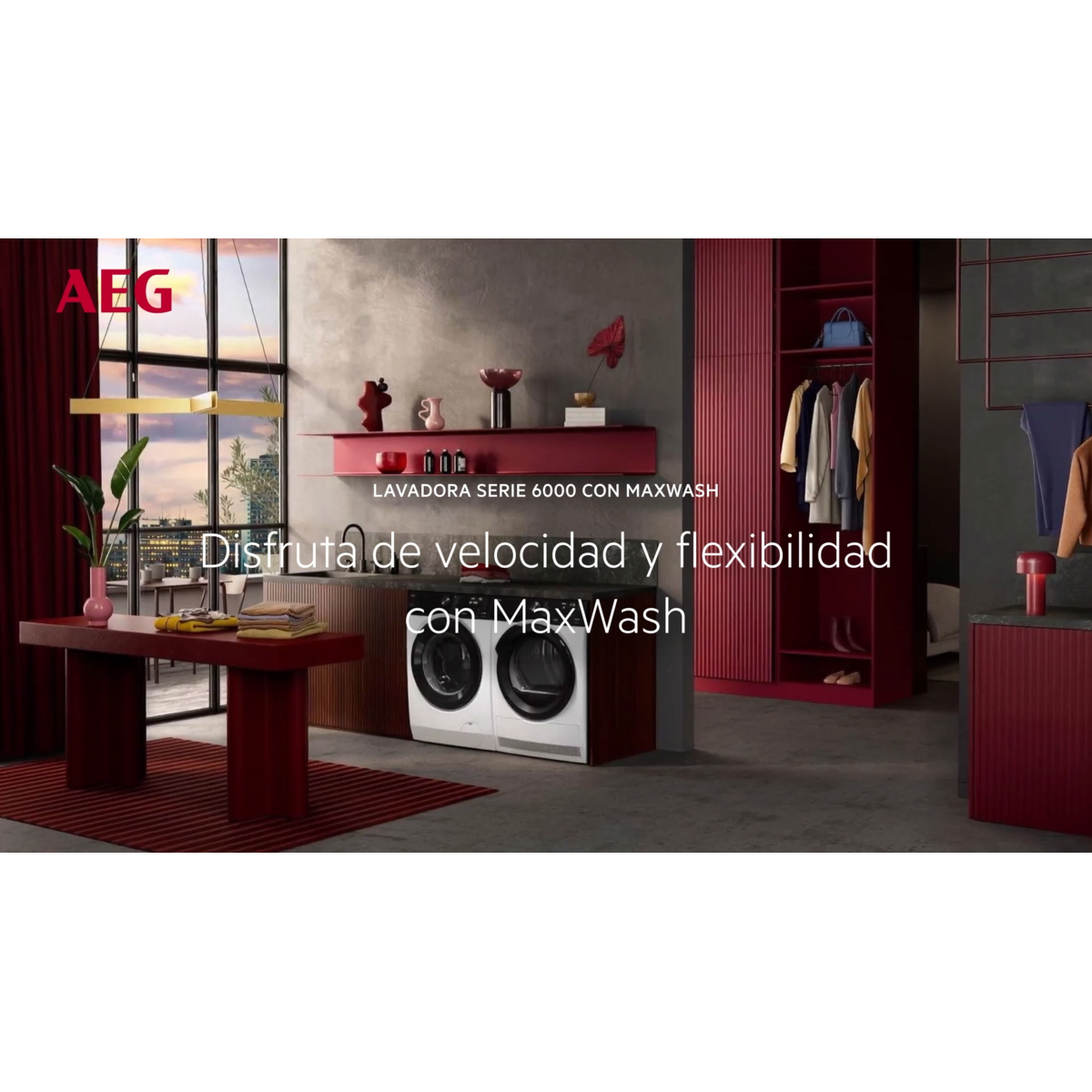 AEG - Lavadora de 9 kg - LFE6D94O4B
