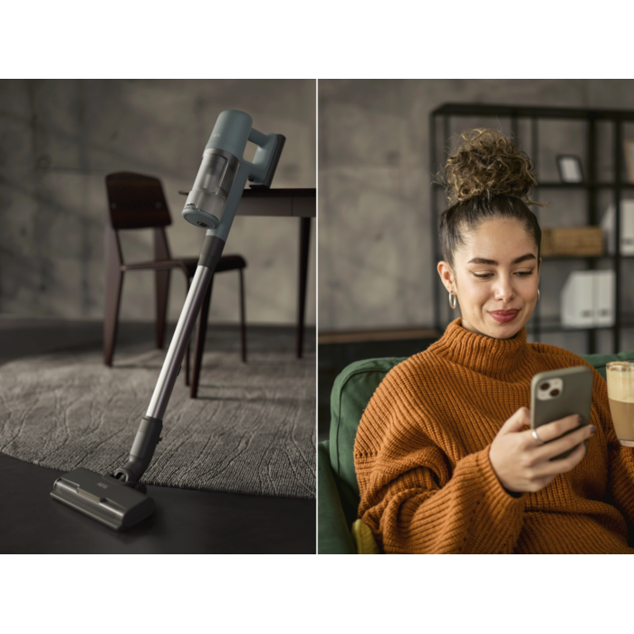 Cordless cleaner that can be easily parked anywhere.