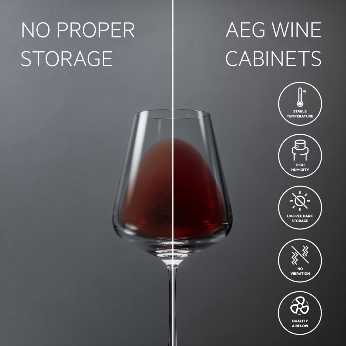 AEG - Vinotecas bajo encimera - AWUS018B7B