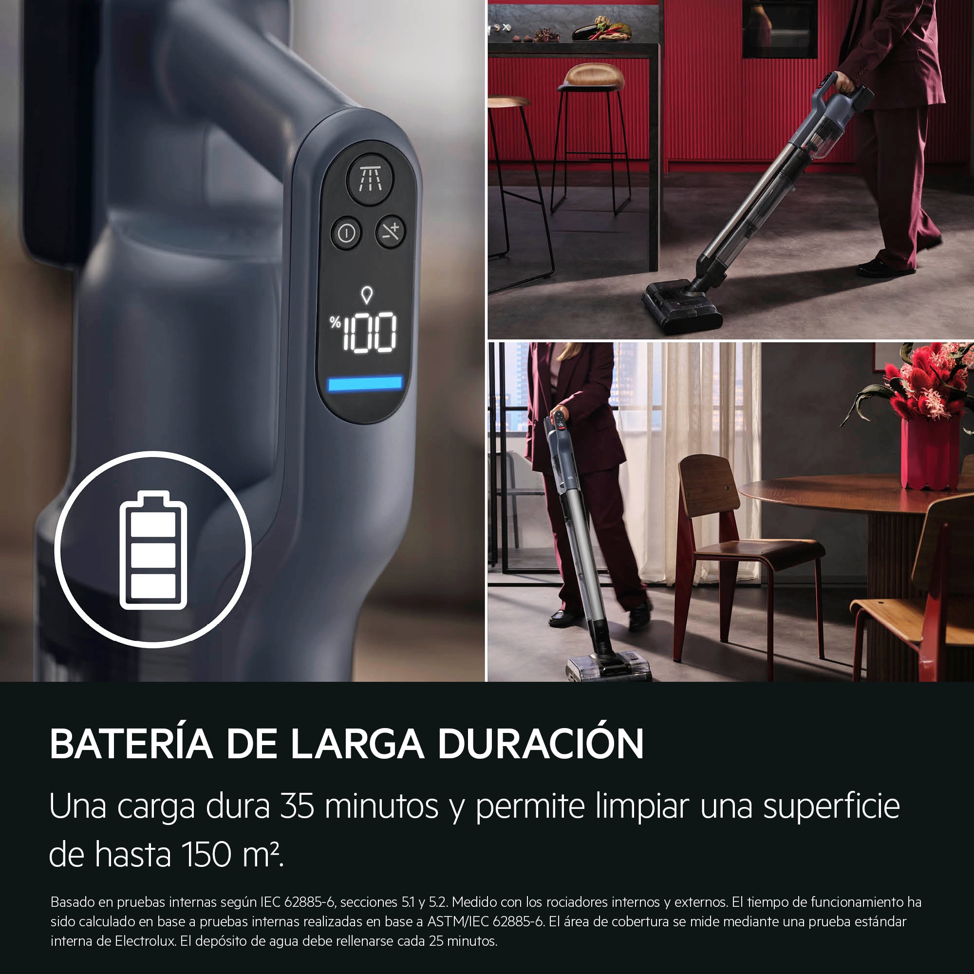 AEG - Aspiradoras sin cable Wet & Dry - AW82U1DB