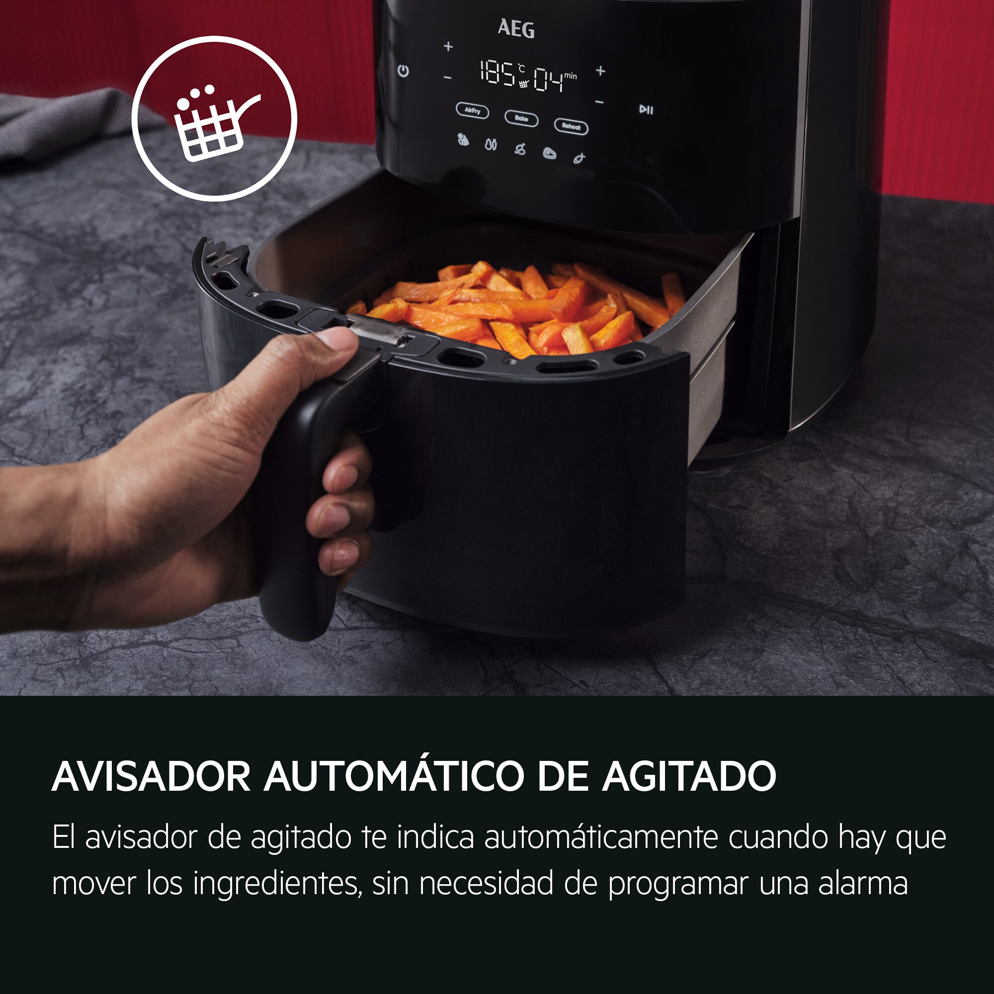 AEG - Freidora de aire - AAF3B