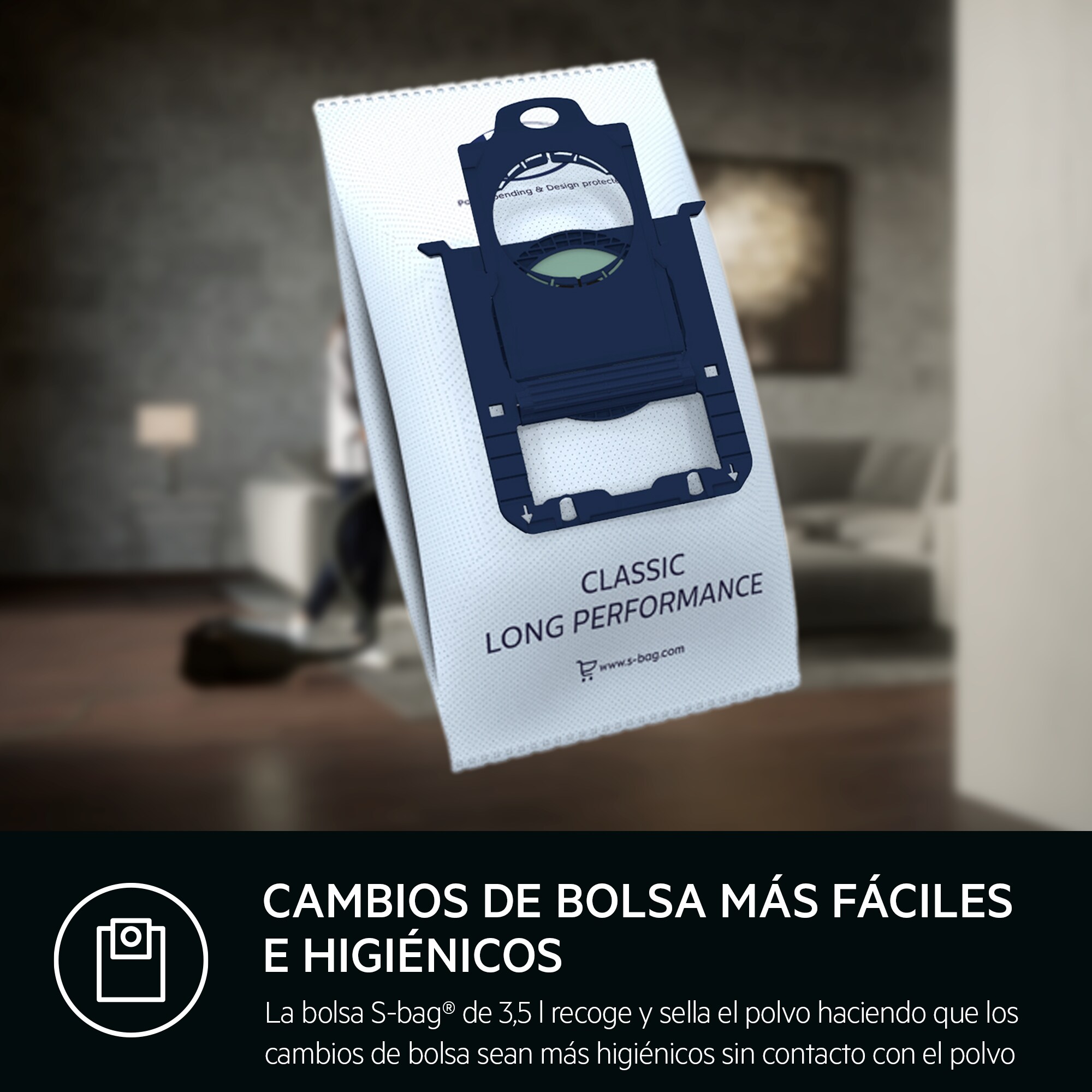 AEG - Aspiradora con bolsa - VX82-1-2MG