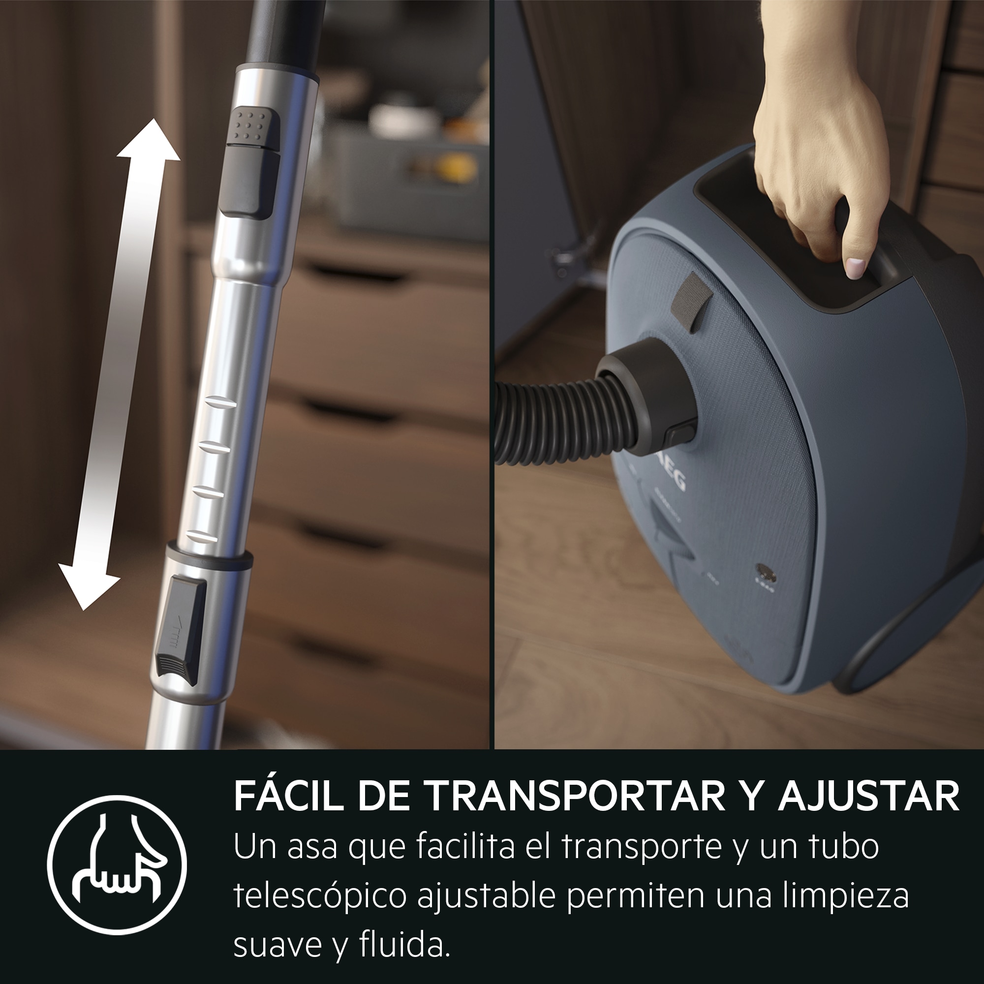 AEG - Aspiradora con bolsa - AB61C2DB