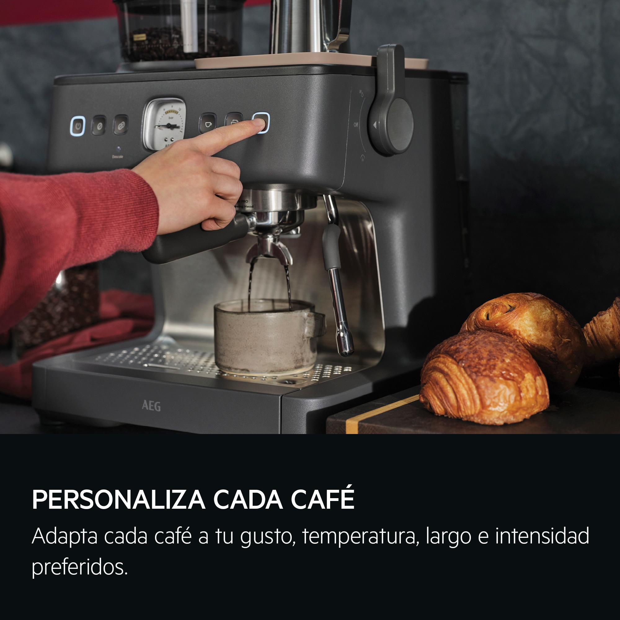 AEG - Cafetera - EC8-1-8BP