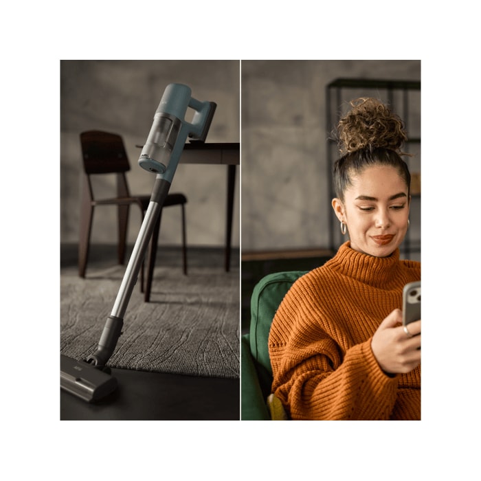 Cordless cleaner that can be easily parked anywhere.