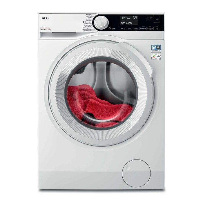 AEG Lavadora de libre instalación Serie 7000 ProSteam® de 9.0 kg LFR7294O2B