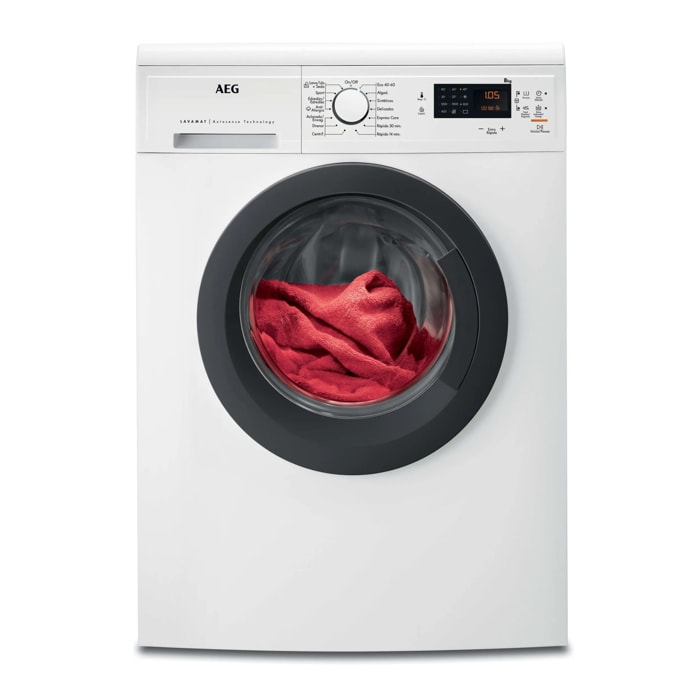 AEG Lavadora de libre instalación de 8.0 kg LFA5I82RE