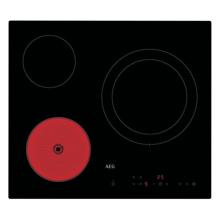 AEG Placa vitrocerámica Serie 3000 Radiant de 60 cm TN63RAF2CB