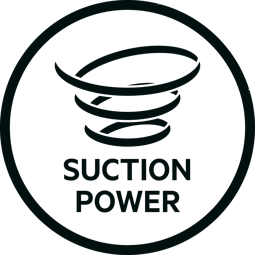 Potencia de succión