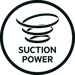 Potencia de succión