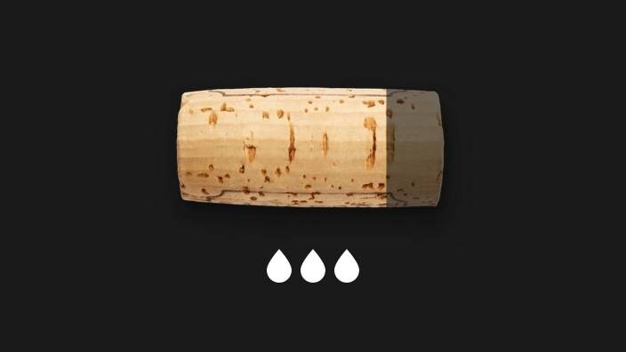 Corcho con demasiada humedad