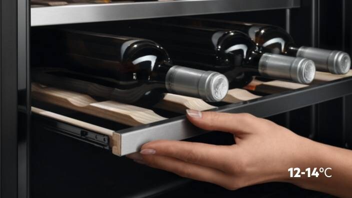 Vino en la estantería